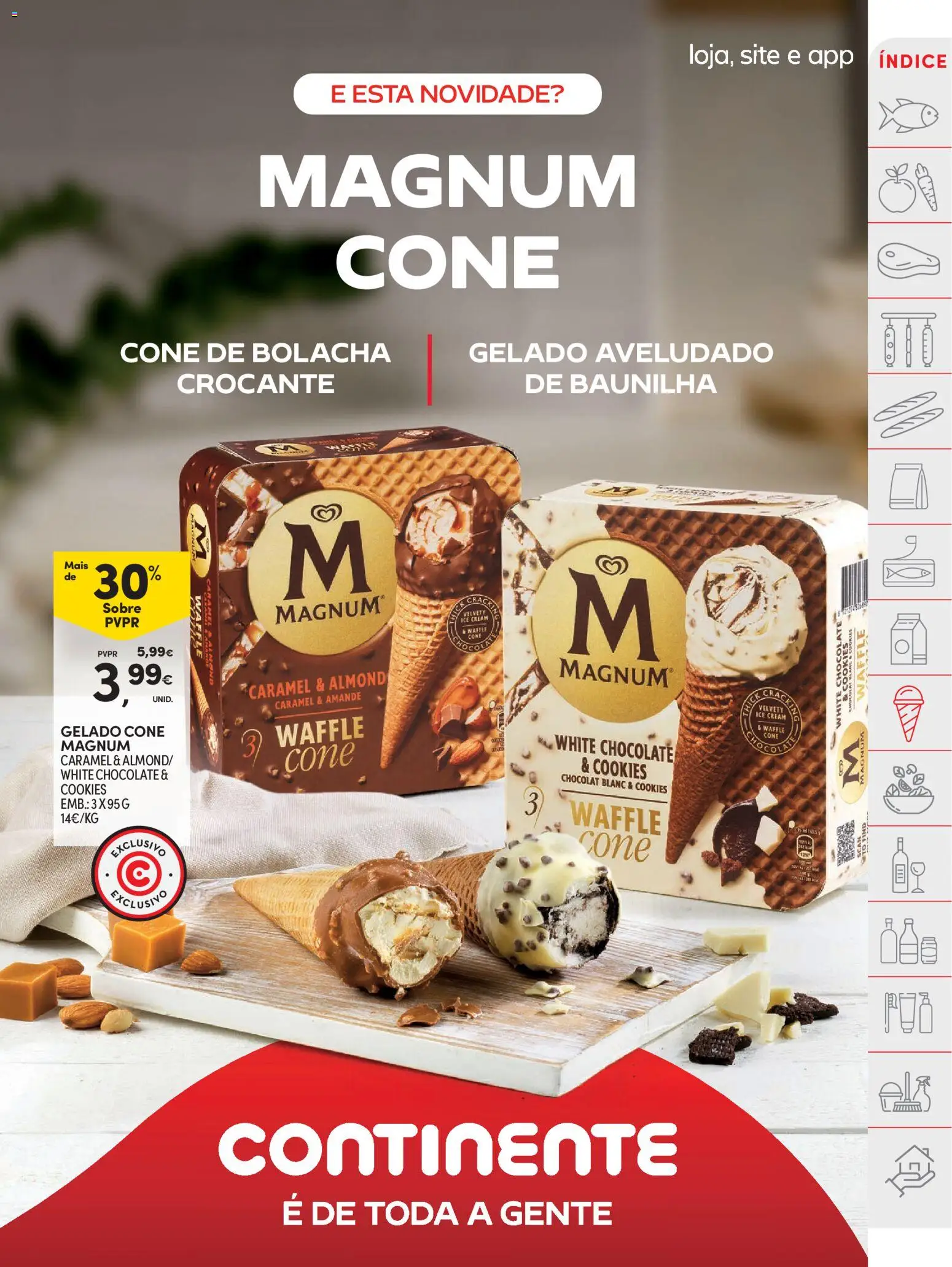 Continente folheto │ válido de 04/08/2026 | Página: 31 | Produtos: Gelado, Chocolate