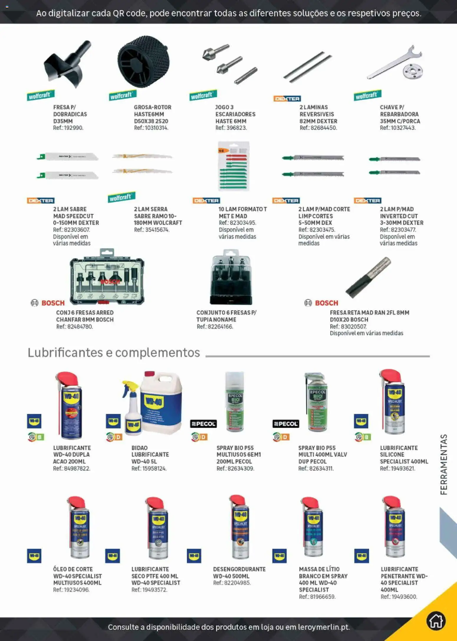 Leroy Merlin Catálogo Pro │ válido de 09.06.2026 | Página: 323 | Produtos: Ferramentas, Óleo, Massa
