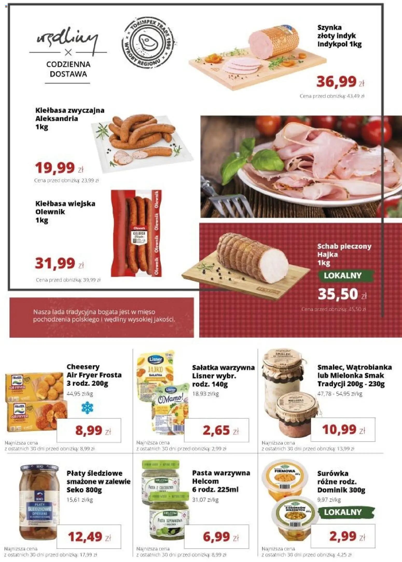 Torimpex gazetka od 10.08.2026 | Strona: 5 | Produkty: Schab, Szynka, Pasta, Schab pieczony