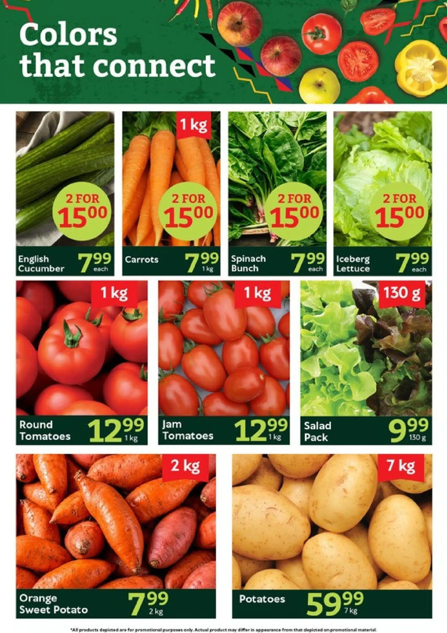 New Oxford Freshmarket catalogue – valid from 15/09/2026 | Page: 4 | Products: Tomatoes, Carrots, Potatoes, Lettuce