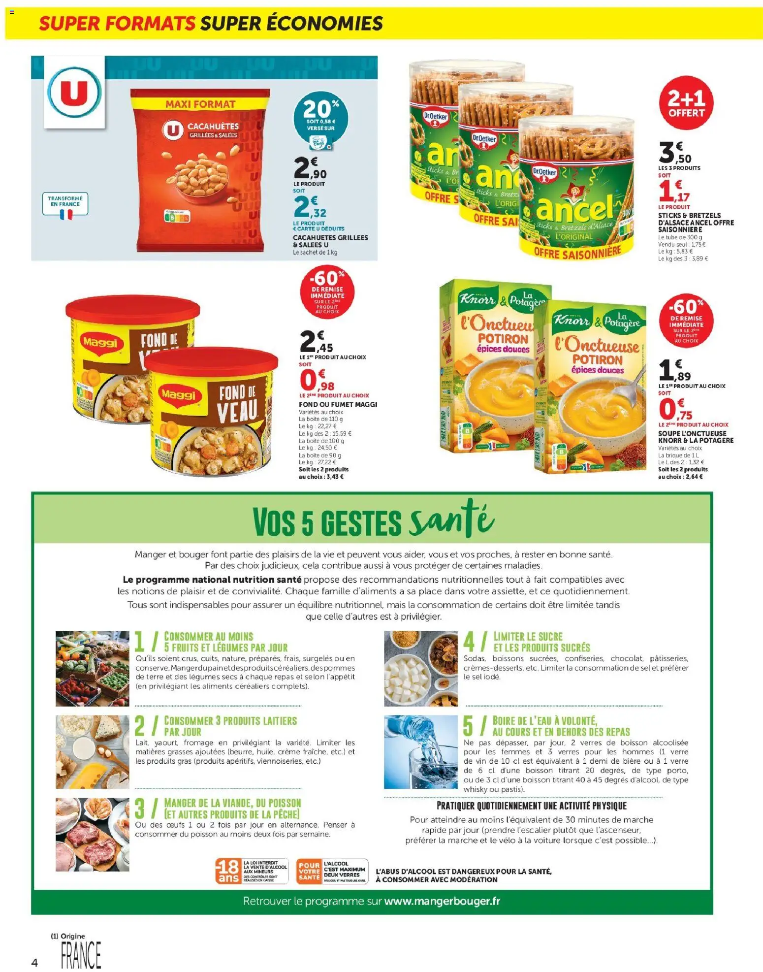 {H1} | Page: 4 | Produits: Boissons, Potiron, Brique, Fromage