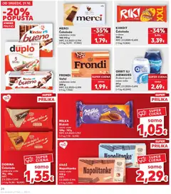 KRAŠ Napolitanke, razne vrste, 420 g - Pregled kataloga iz trgovine Kaufland, vrijedi od 21.10.2026 | Stranica: 24