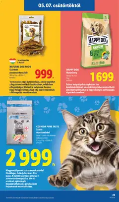 Lidl akciós újság - amely érvényes a következő dátumtól: 07.05.2026 | Oldal: 23