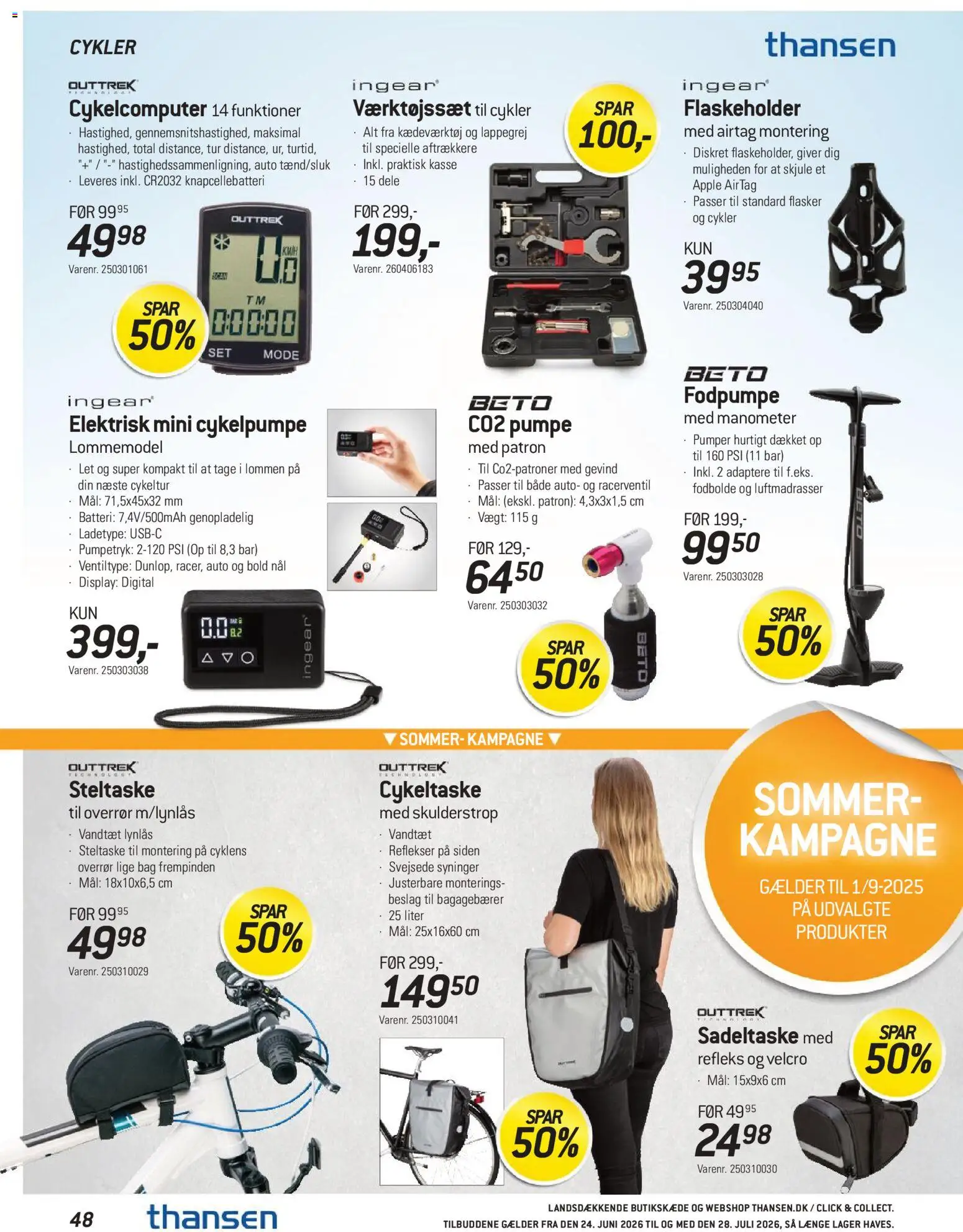 Thansen tilbudsavis – gyldig fra 24/06/2026 | Side: 48 | Produkter: Adaptere, Batteri