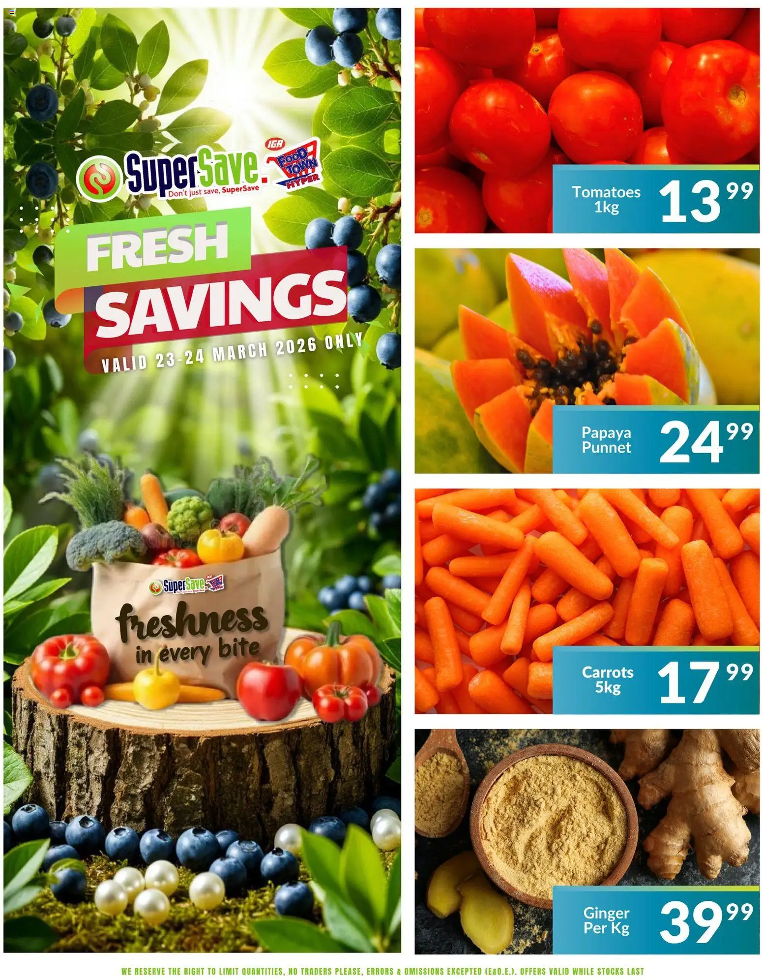 Super Save Fresh Savings (23/03/2026 - 24/03/2026) Online