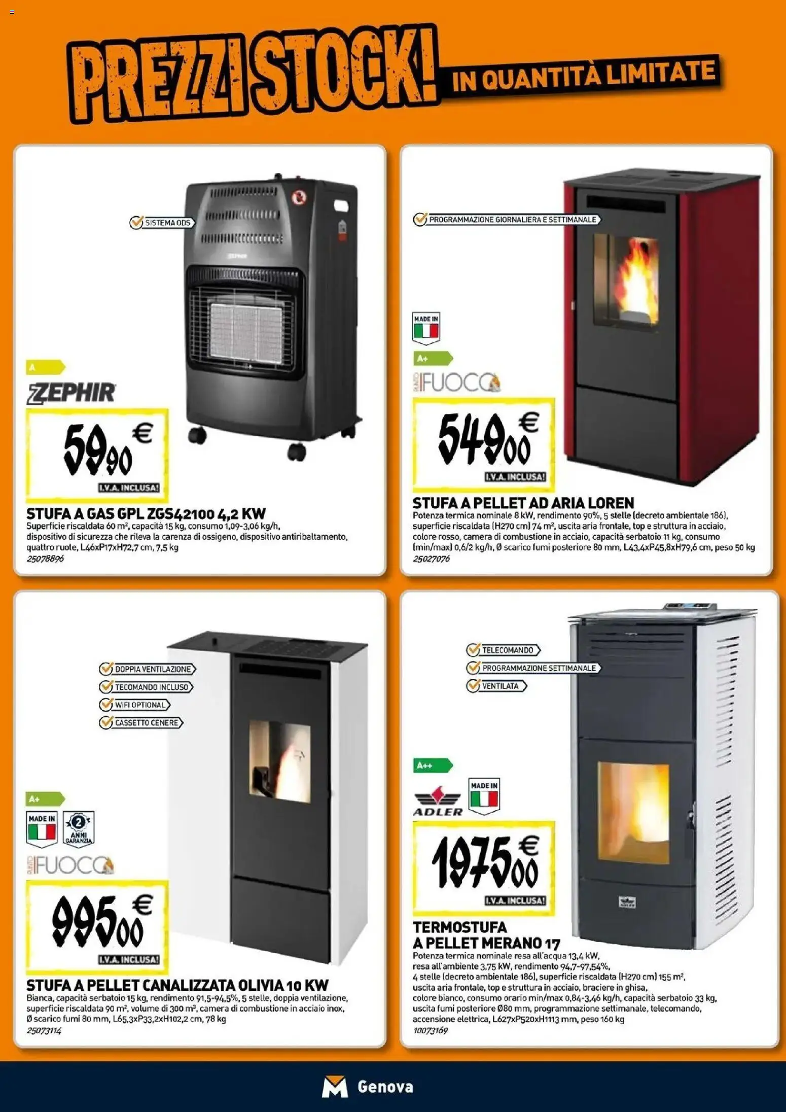 Nuovo TECNOMAT - Straordinari prezzi stock! dal 24/09/2026 > offerte anteprima 🛍️ | Pagina: 8 | Prodotti: Pellet, Telecomando, Stufa, Stufa a gas