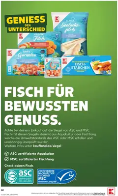 Kaufland Prospekt ab 10.09.2026 gültig | Seite: 60 | Produkte: Mozzarella, Garnelen, Fisch