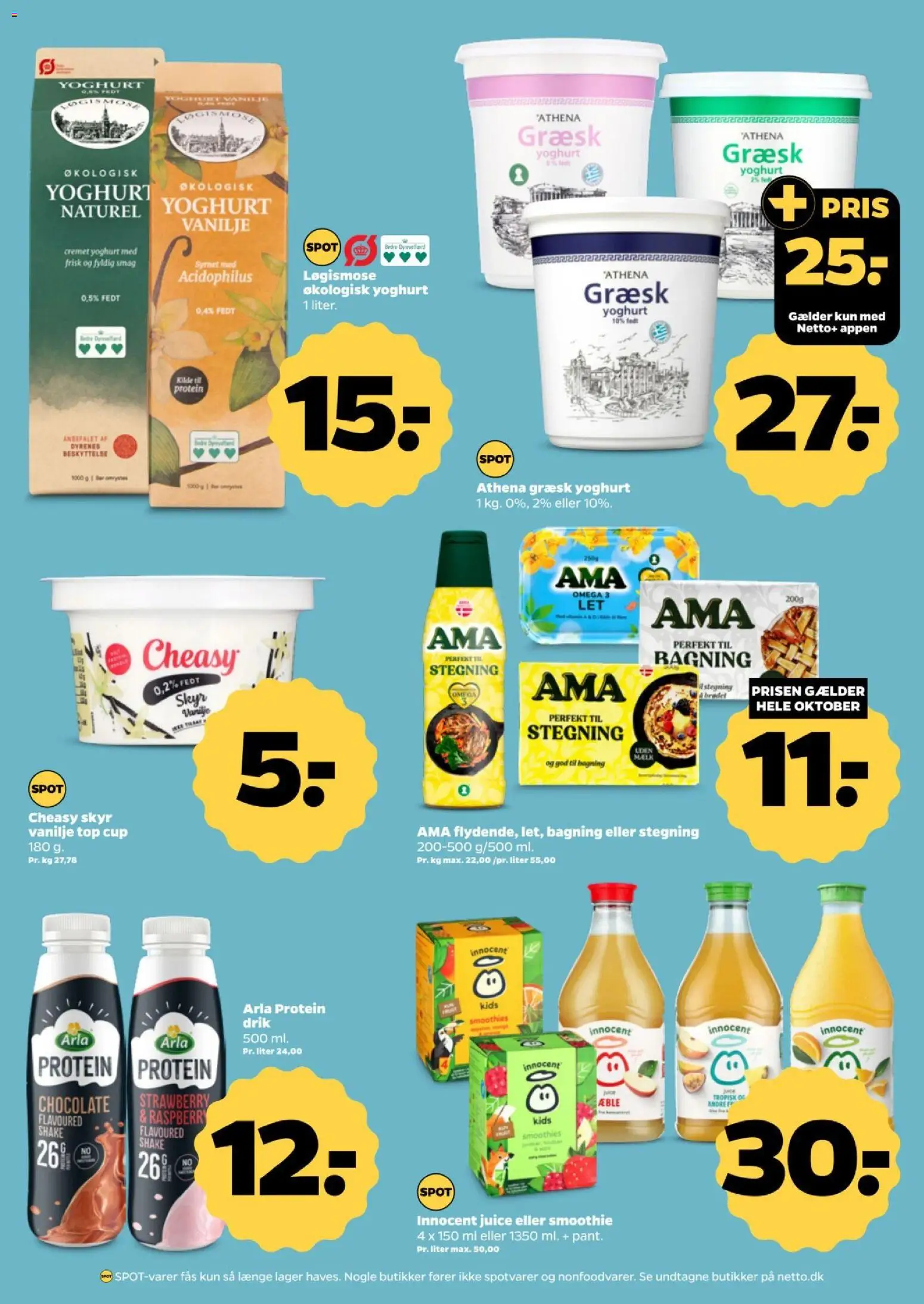 Netto tilbudsavis – gyldig fra 17/10/2026 | Side: 14 | Produkter: Yoghurt, Juice, Skyr, Smoothie