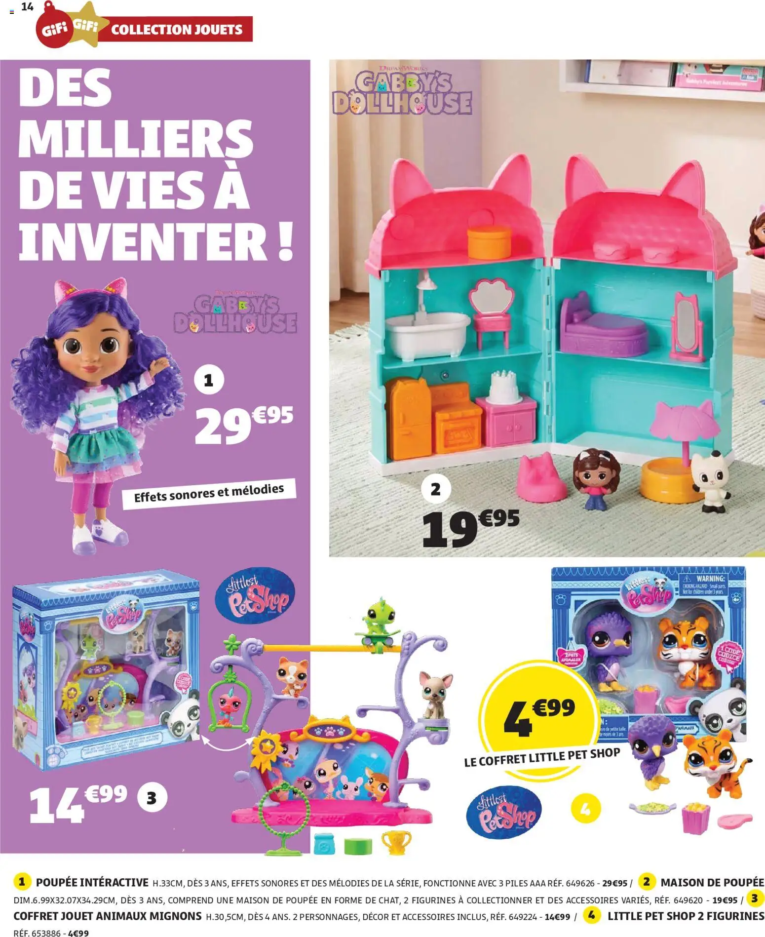 {H1} | Page: 14 | Produits: Poupée, Maison de poupée, Figurines, Piles