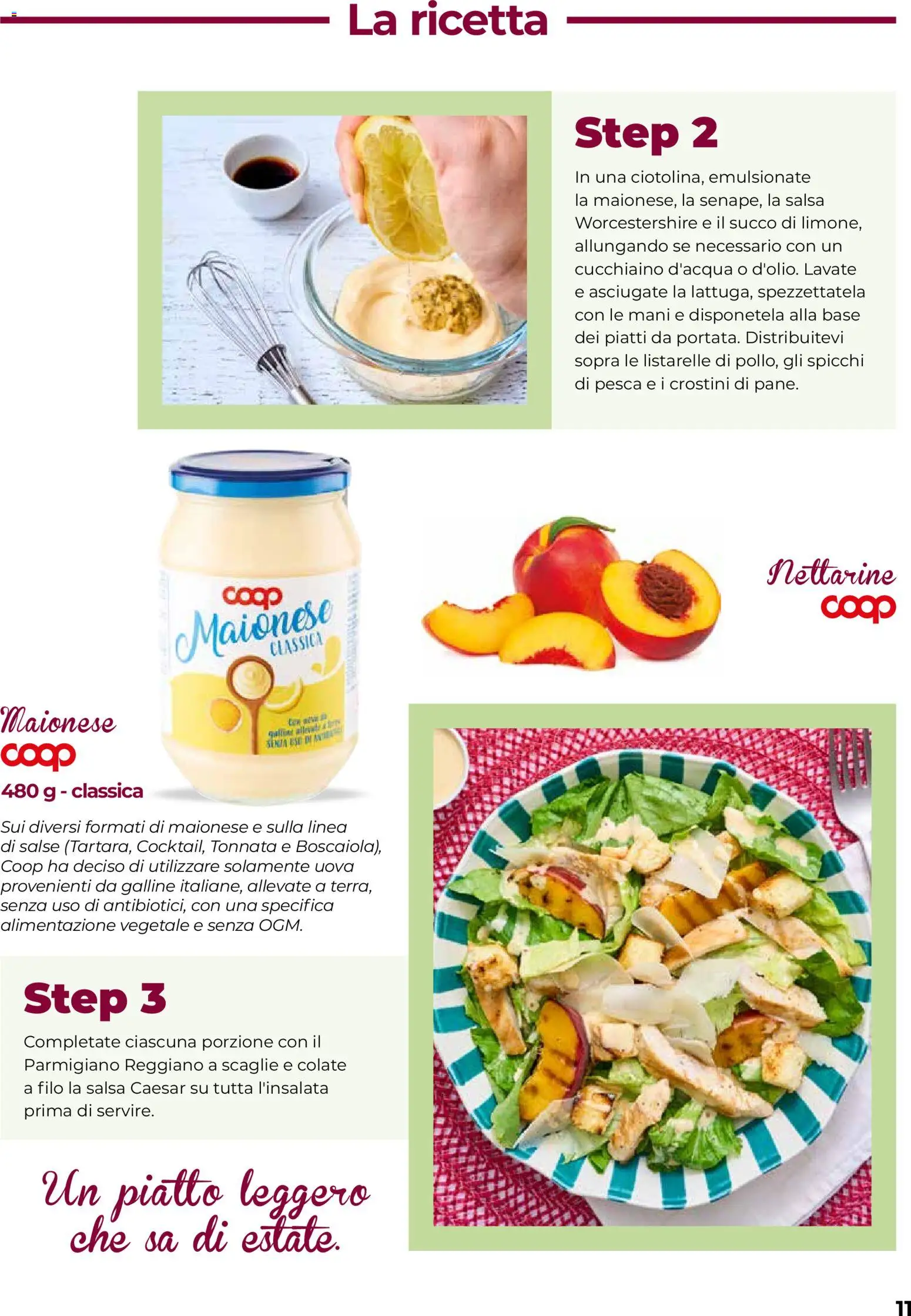 Volantino COOP del 23/07/2026 | Pagina: 11 | Prodotti: Succo, Maionese, Crostini, Piatto