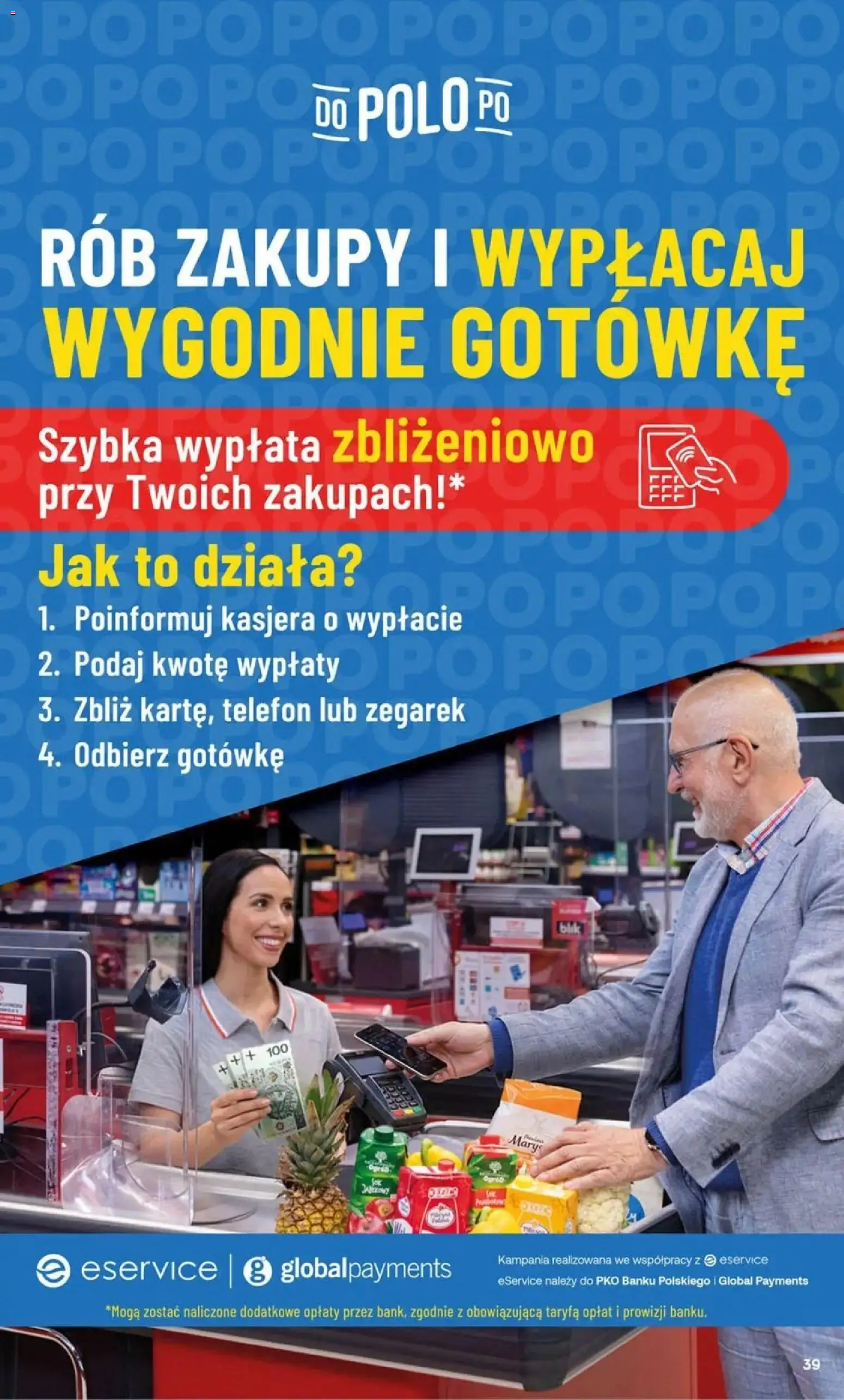 Nowa POLOmarket gazetka od jutra 26.08.2026 | Strona: 39 | Produkty: Telefon, Zegarek