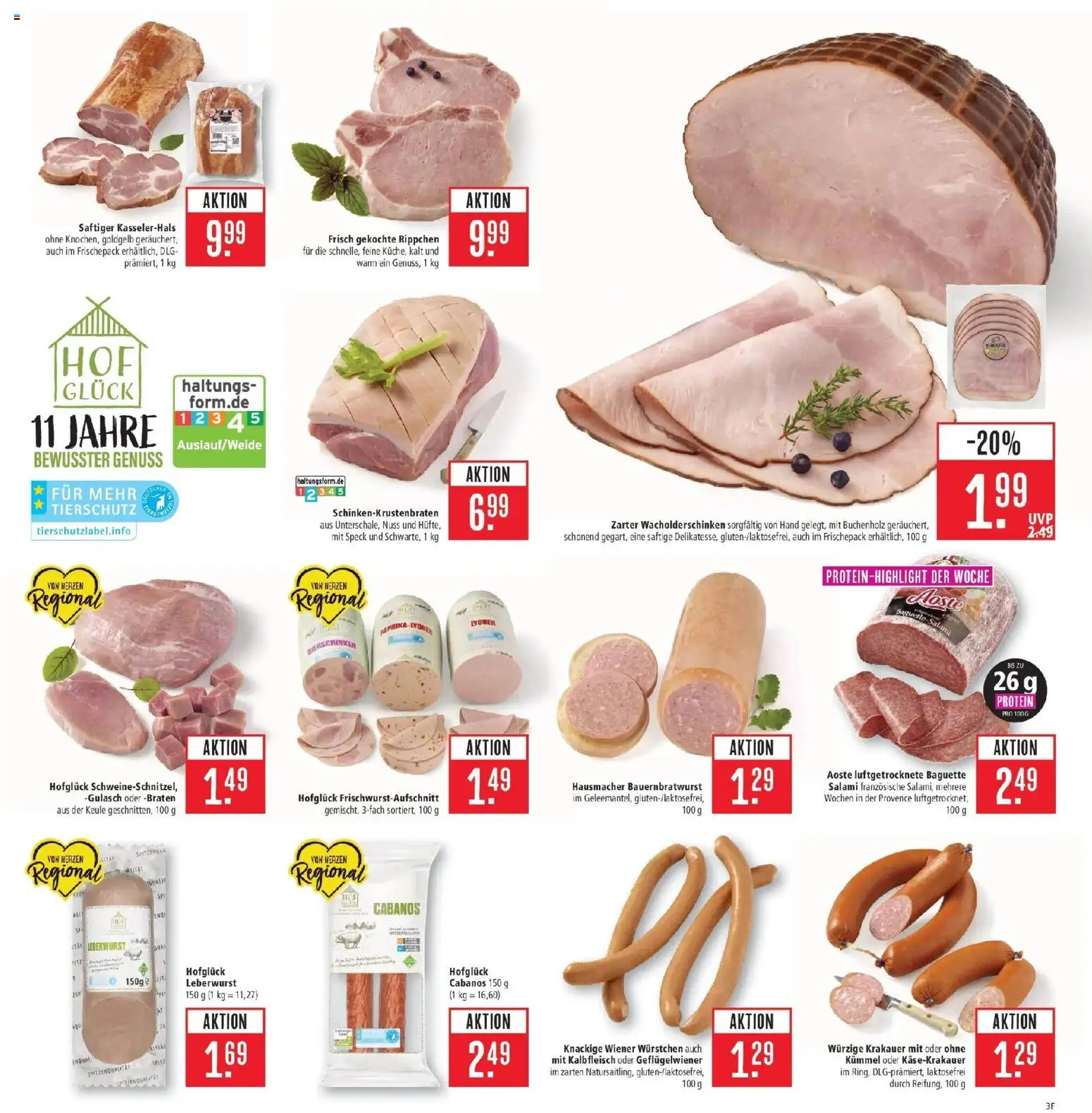 Marktkauf Prospekt Kirchheim (ab 26.10.2026) » Angebote online | Seite: 3 | Produkte: Wiener wurstchen, Baguette, Gulasch, Salami