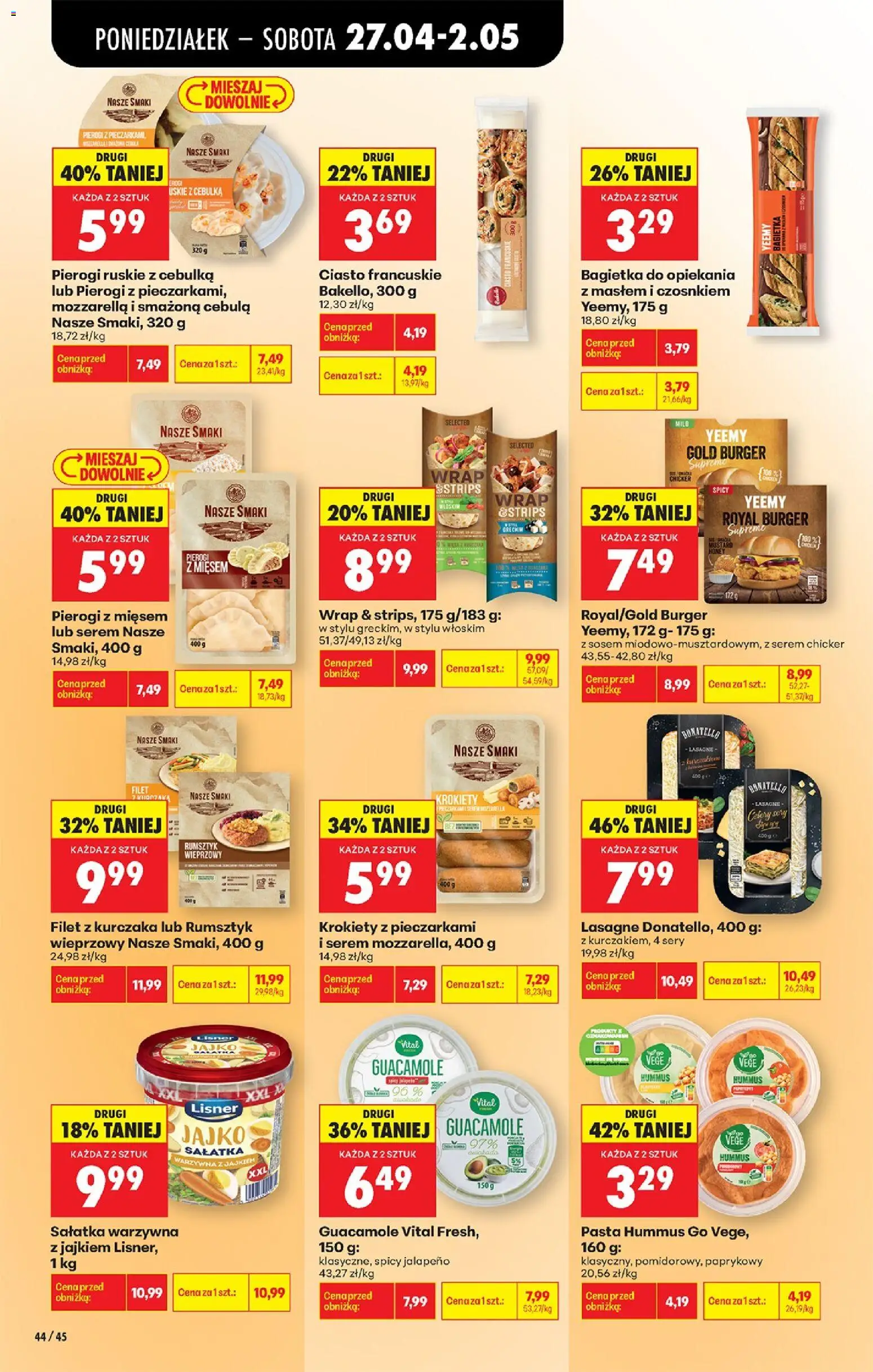 Biedronka gazetka od poniedziałku od 27.04.2026 | Strona: 62 | Produkty: Kosmetyki, Szampon, Odżywka, Maska