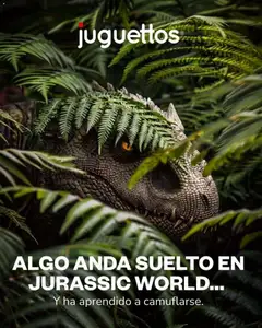 Vista previa Juguettos Jurassic World válido desde el 25/09/2026