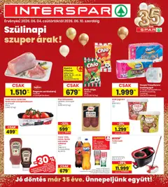 Interspar akciós újság - amely érvényes a következő dátumtól: 04.06.2026