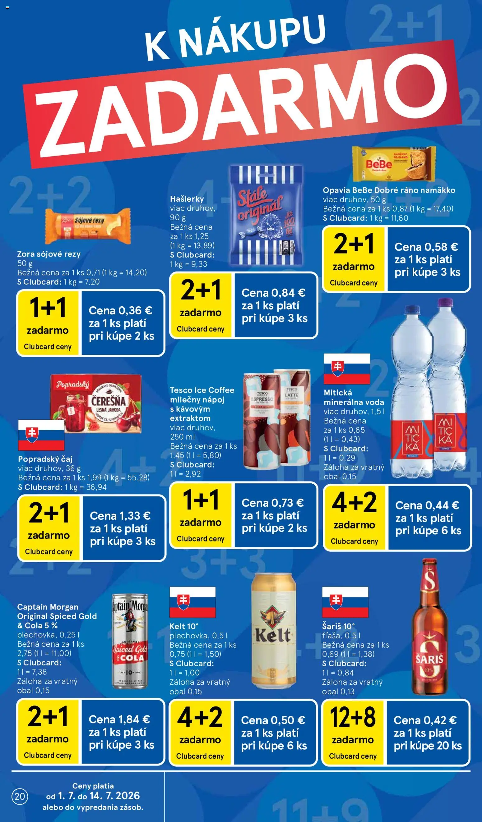 Nové Tesco akcie – leták je platný od 01.07.2026 | Strana: 20