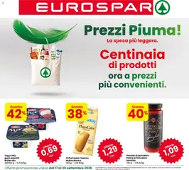 Anteprima del volantino Eurospar volantino Padova valido a partire dal 17/09/2026