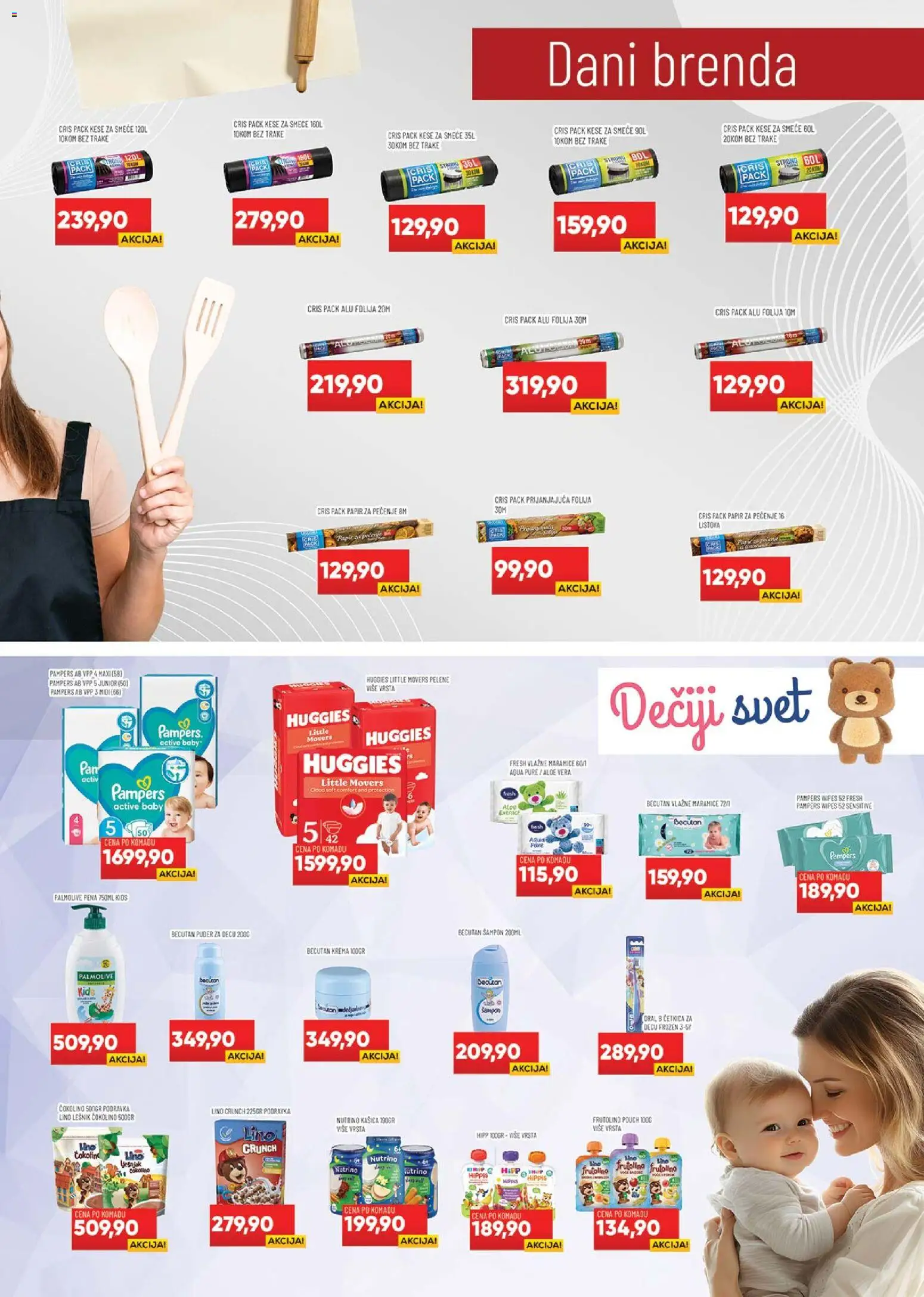 Medius katalog - važi od 07.04.2026 | Strana: 28 | Proizvode: Maramice, Pampers, Puder, Krema