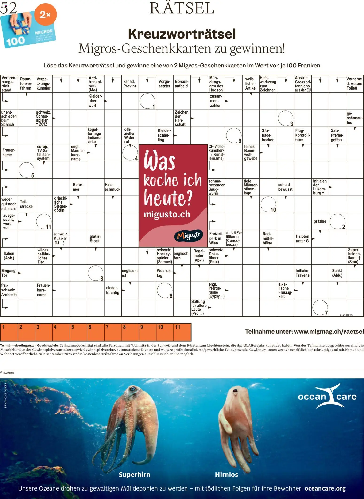 Migros aktionen Magazin – gültig ab 10.06.2026 | Seite: 52 | Produkte: Regal, Kleider, Pfeffer, Salz