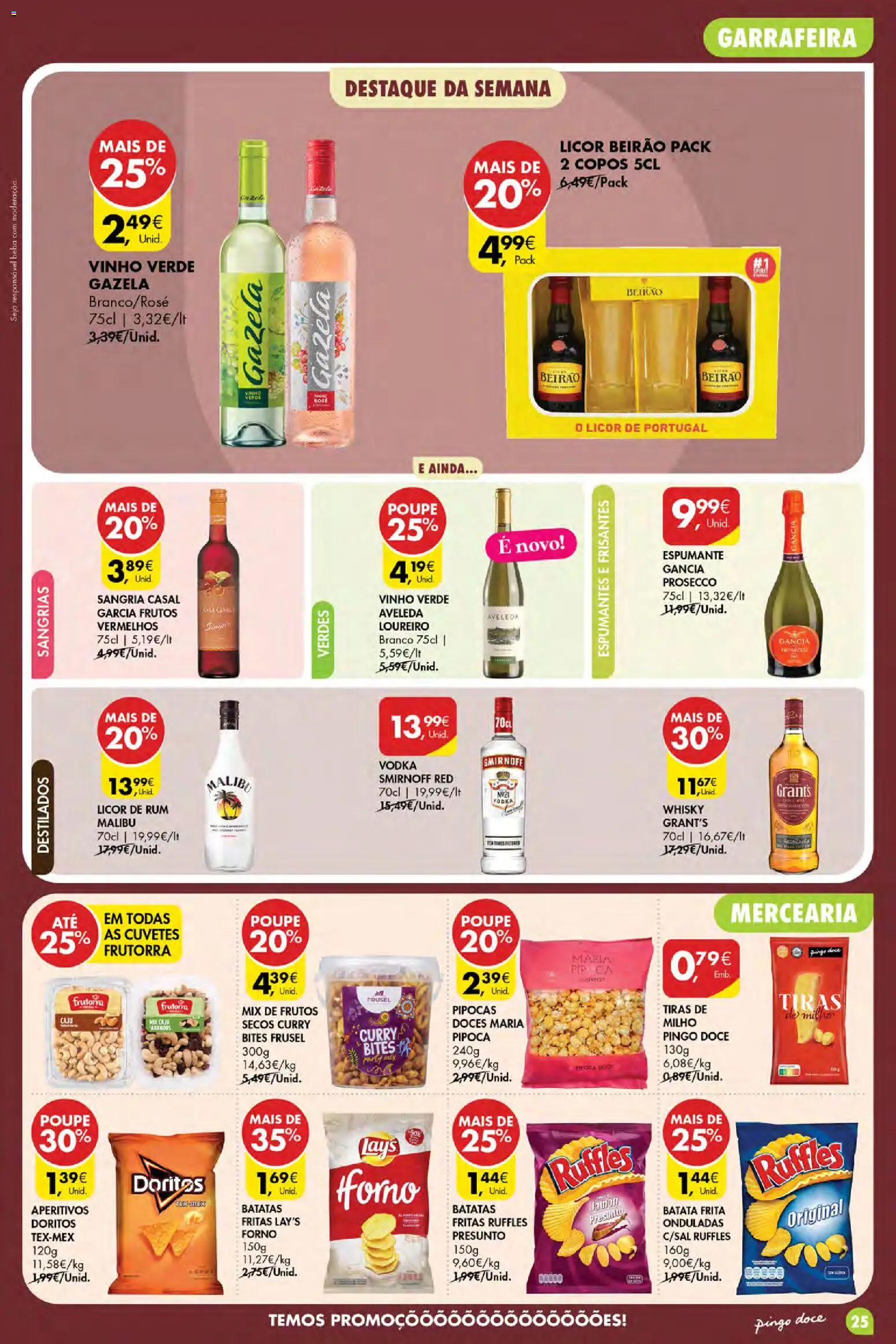 Pingo Doce Poupe Esta Semana Açores │ válido de 23/07/2026 | Página: 25 | Produtos: Copos, Espumante, Presunto, Milho