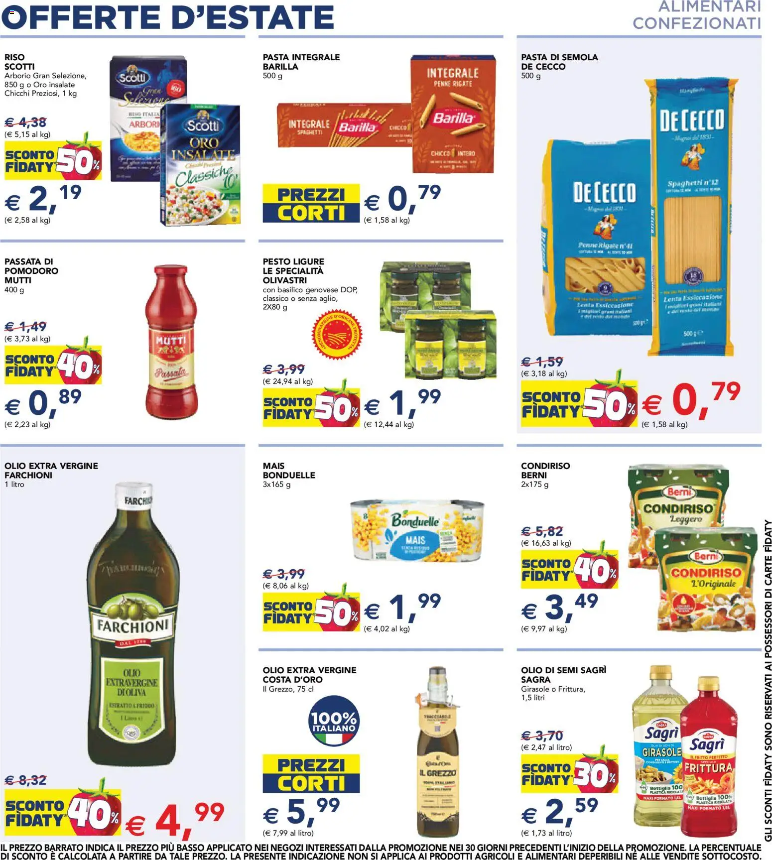 Volantino Esselunga S del 16/07/2026 | Pagina: 4 | Prodotti: Pomodoro, Pesto, Mutti, Penne