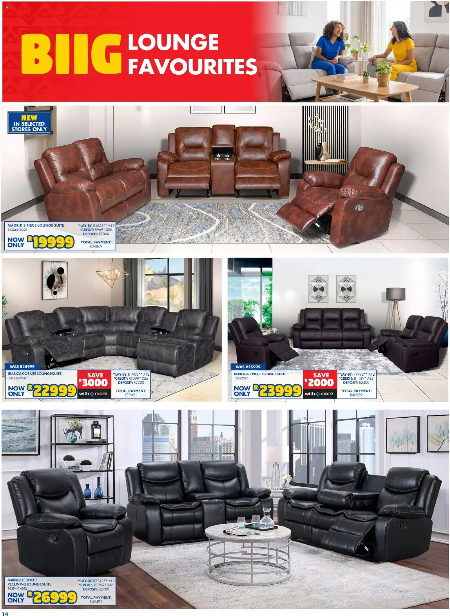 New Russells catalogue – valid from 20/08/2026 | Page: 14 | Products: Lounge suite