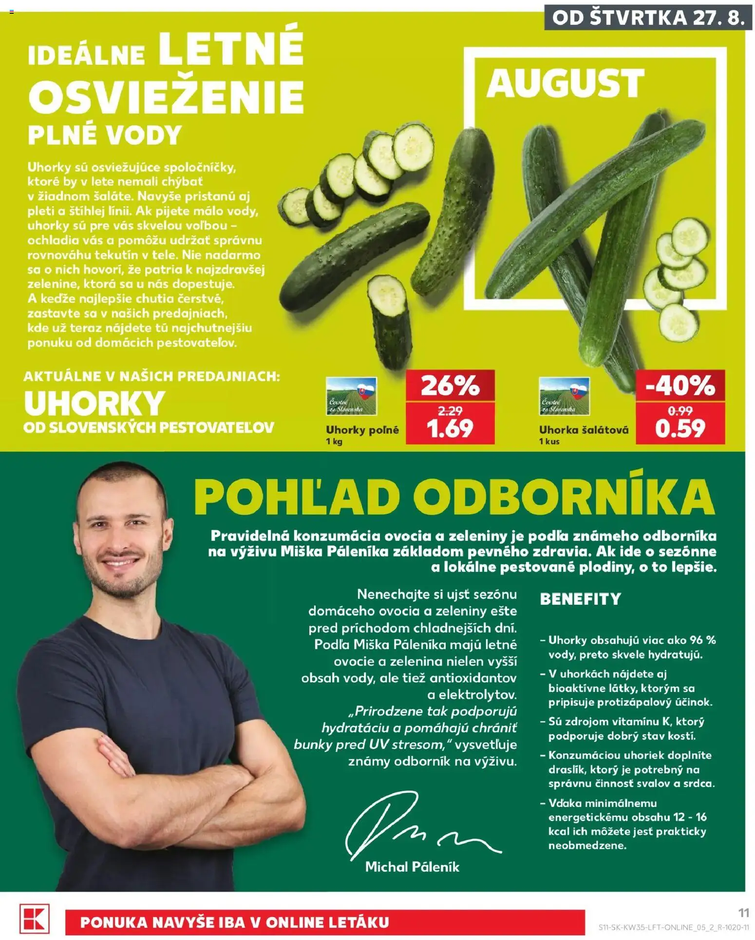 Kaufland SK akciós ujság - amely érvényes a következő dátumtól: 2026.08.27. | Oldal: 11