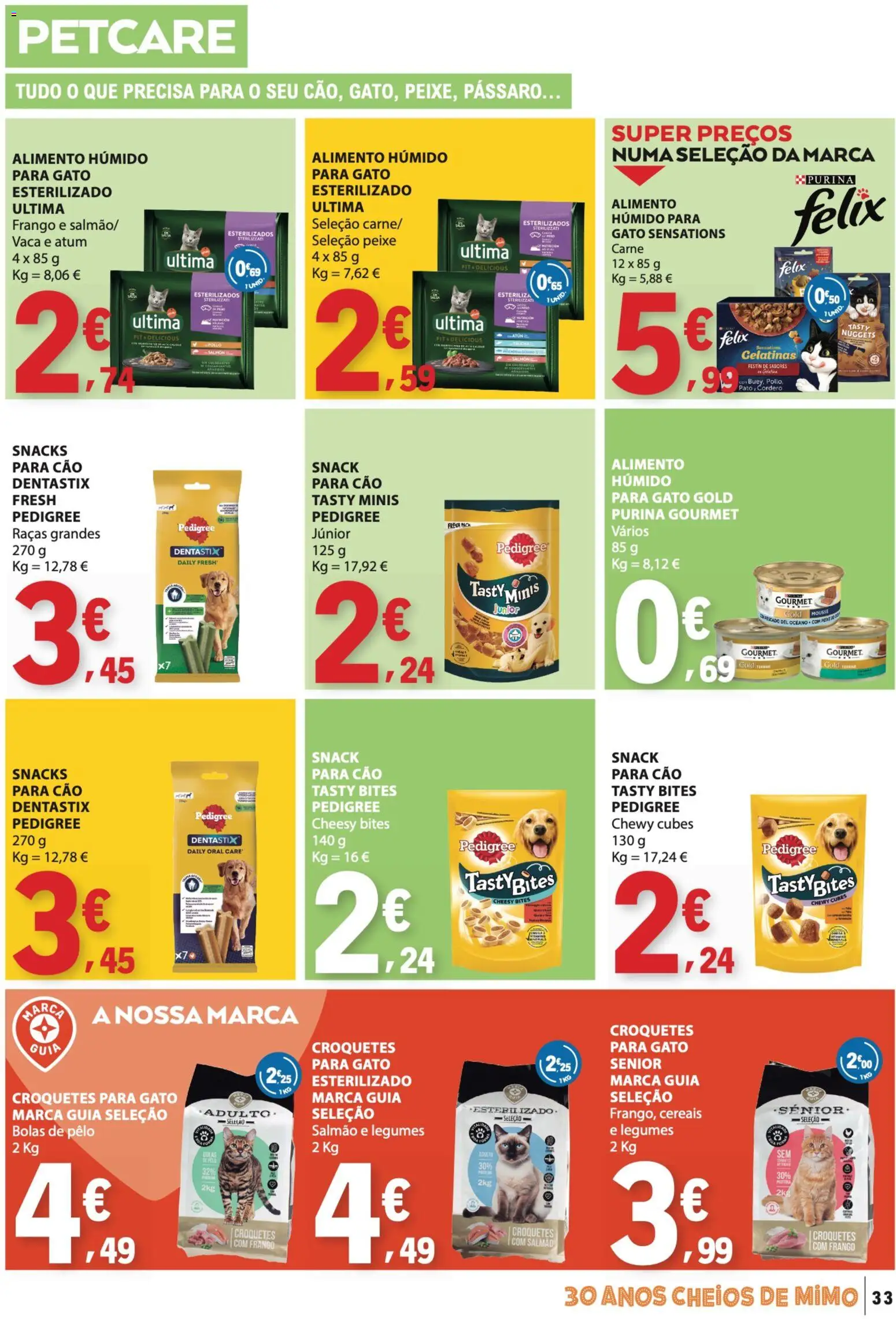 E.Leclerc folheto │ válido de 28.05.2026 | Página: 33 | Produtos: Salmão, Carne, Cereais, Nuggets