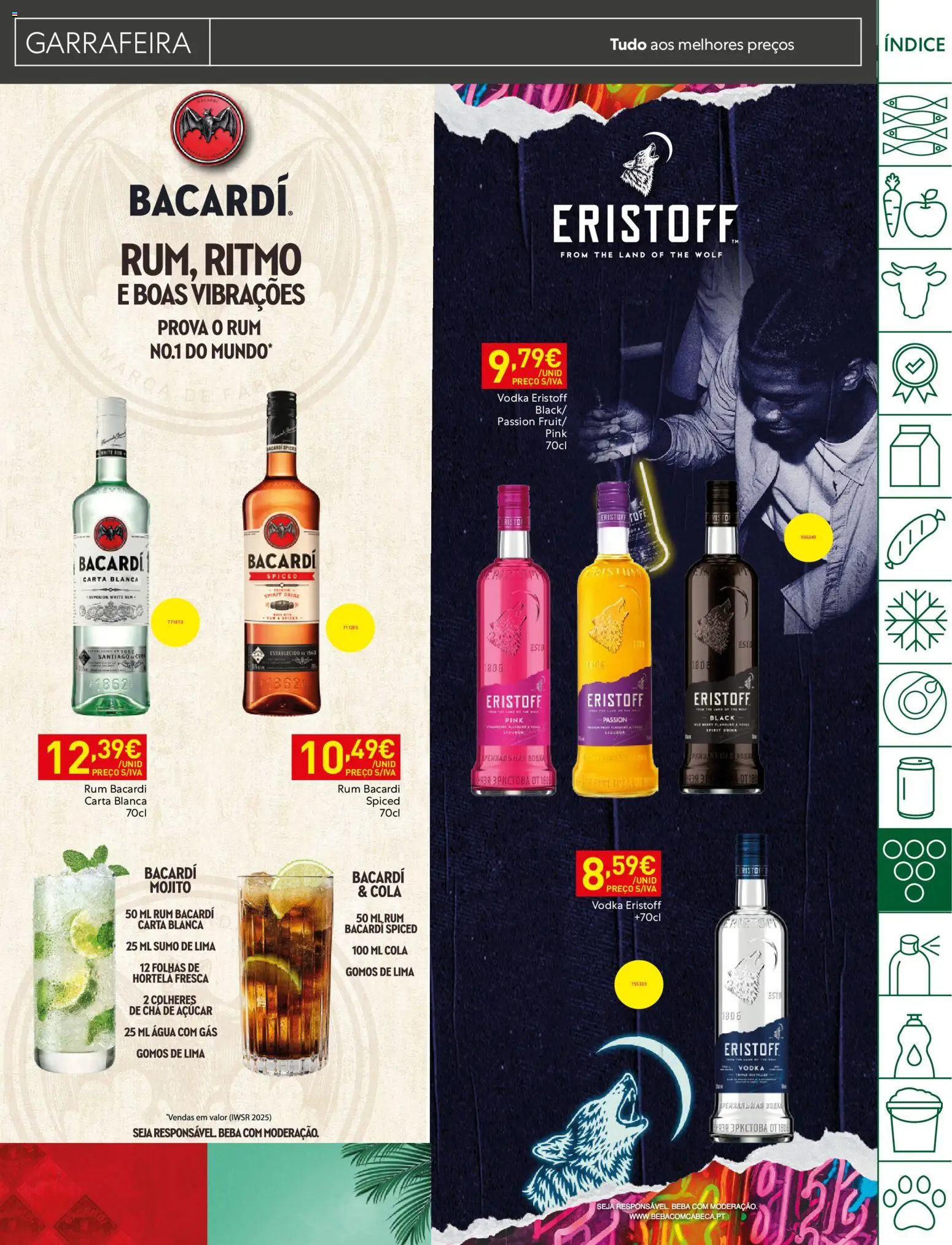 Recheio folheto Madeira │ válido de 21/07/2026 | Página: 29 | Produtos: Hortelã, Chá, Água com gás, Vodka