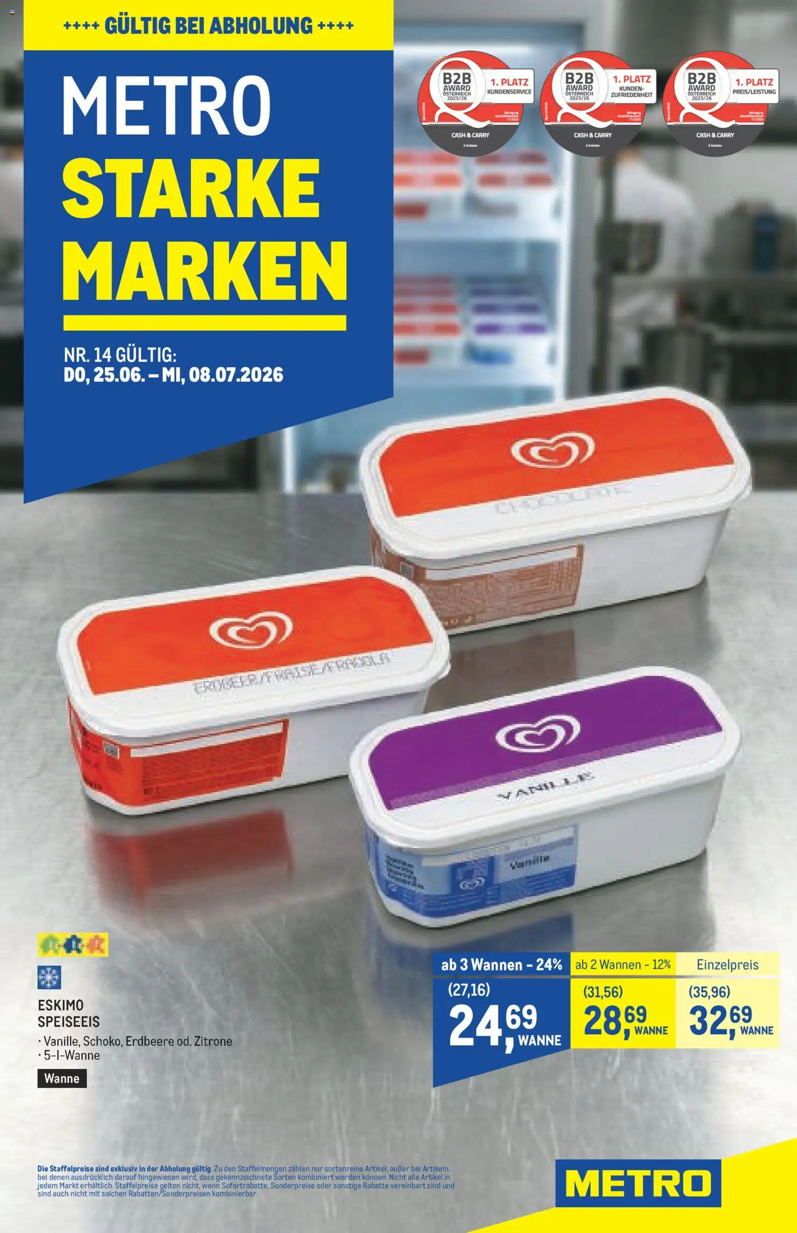 Metro angebote Starke Marken gültig ab 25.06.2026 | Seite: 1 | Produkte: Zitrone