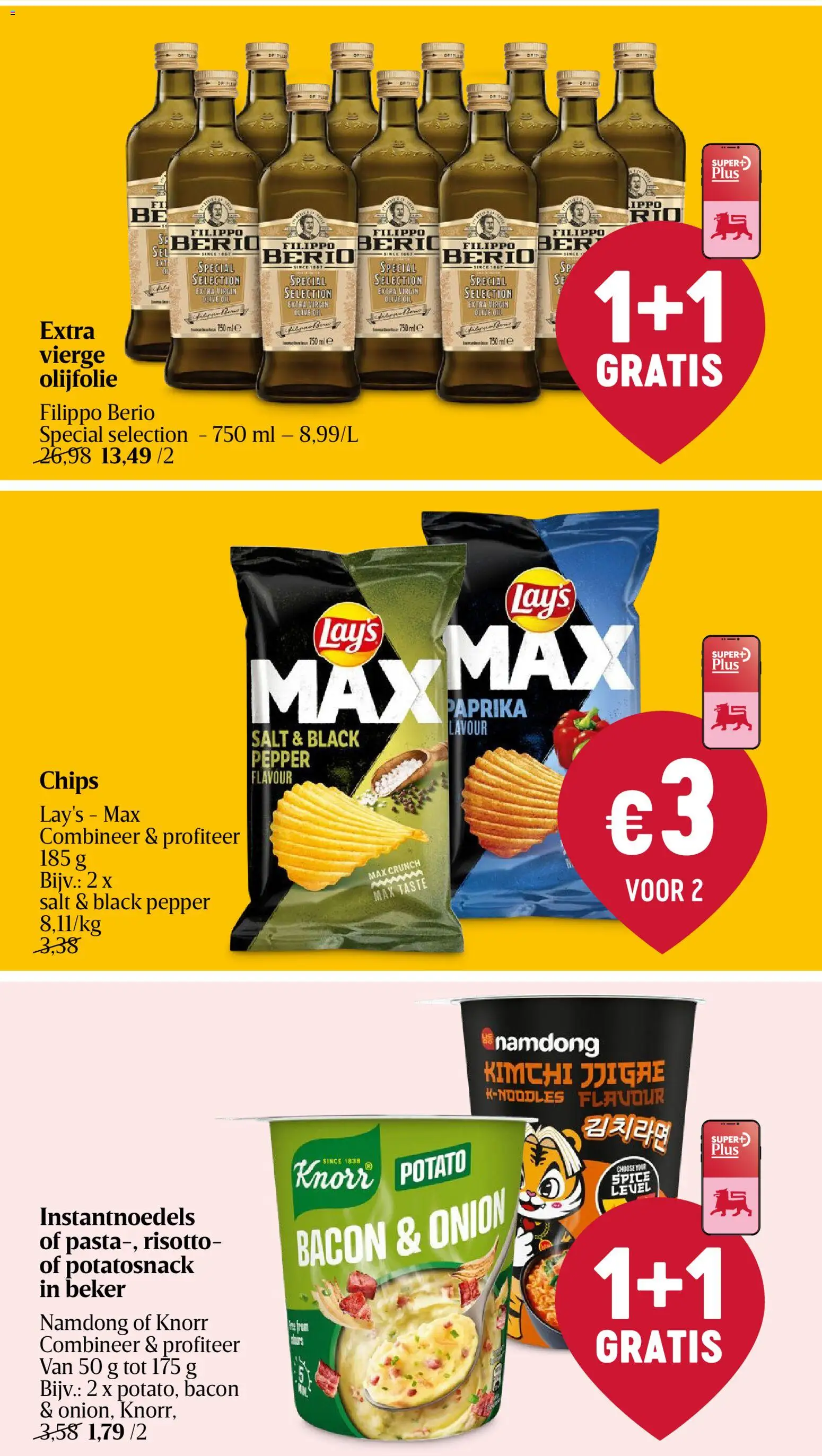{H1} | Pagina: 34 | Producten: Bacon, Paprika, Extra vierge olijfolie, Beker