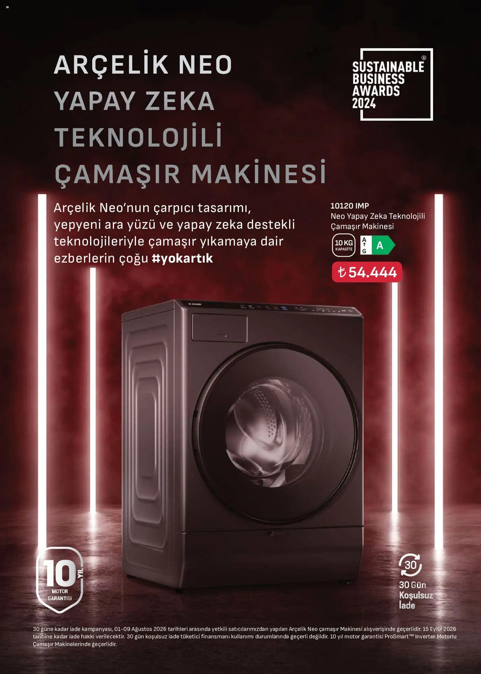 Arçelik Katalog - 01 Ağustos 2026 tarihinden itibaren geçerlidir | Sayfa: 19