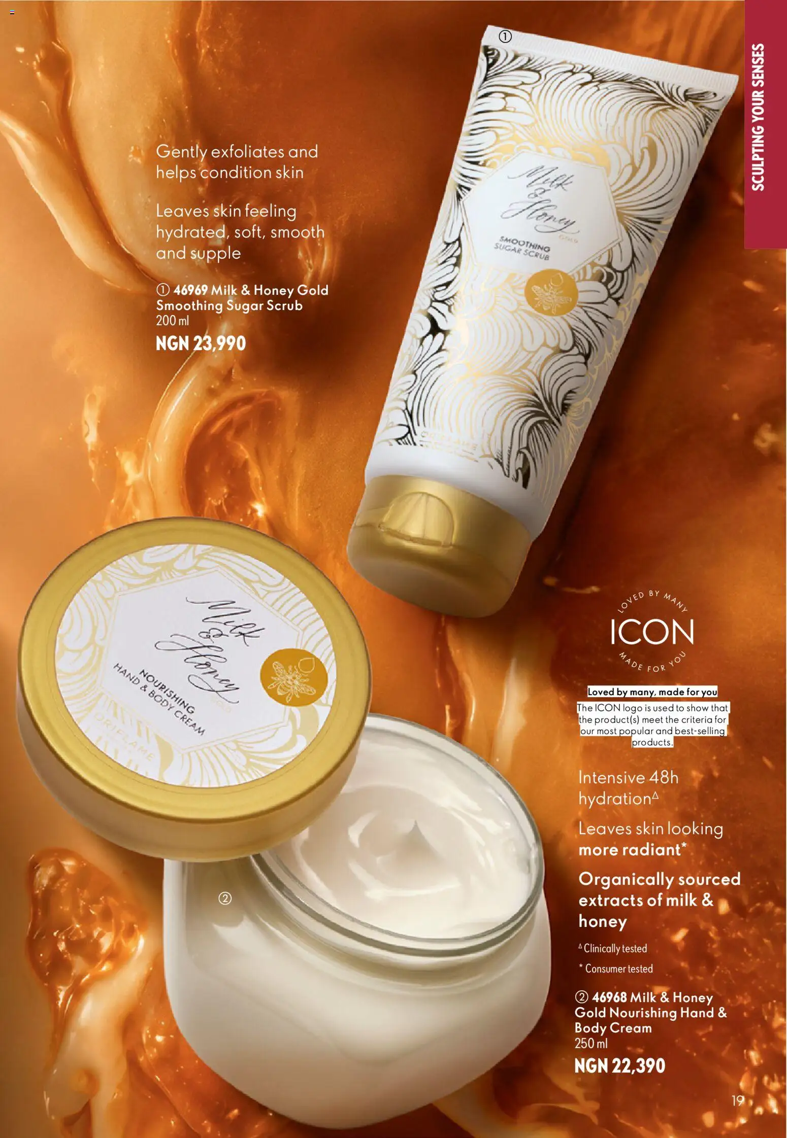 Oriflame - eCatalogue 10 valid from 01/10/2026 | Page: 19 | Products: Sugar, Honey, Cream, Milk