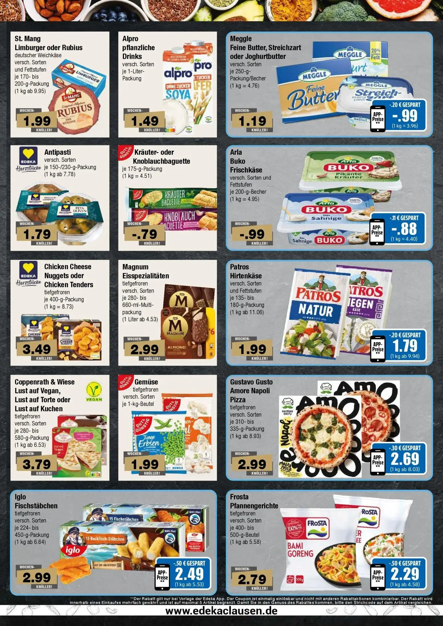 Edeka prospekt Hamburg – gültig ab 13.07.2026 | Seite: 5 | Produkte: Gustavo gusto, Feta, Frosta, Fischstabchen