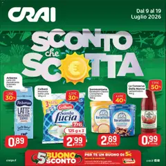 Anteprima del volantino CRAI volantino Torino valido a partire dal 09/07/2026