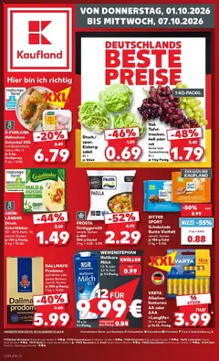 Kaufland Prospekt Naila ab 01.10.2026 gültig
