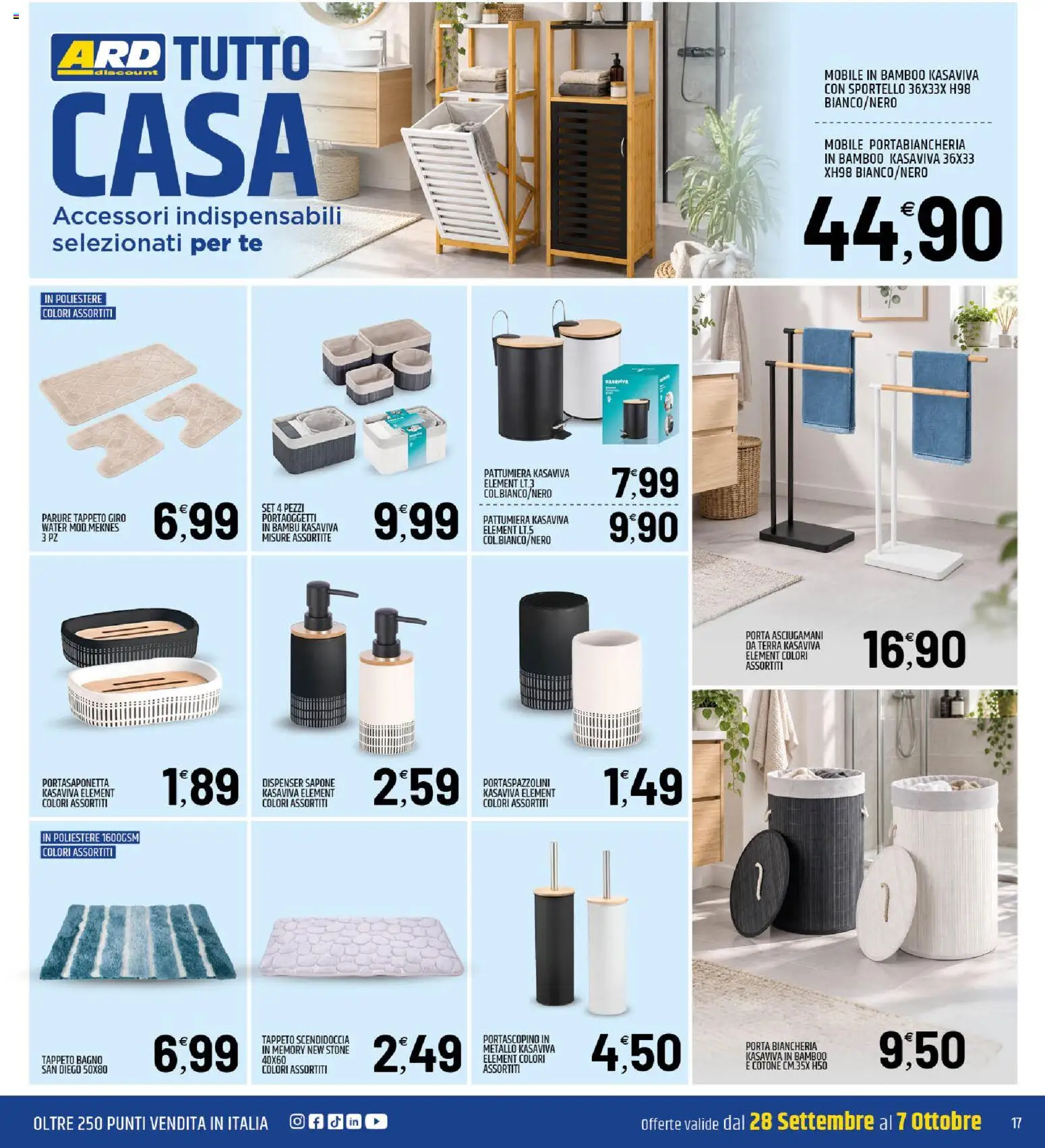 Volantino ARD Discount del 28/09/2026 | Pagina: 17 | Prodotti: Mobile, Sapone, Porta, Terra