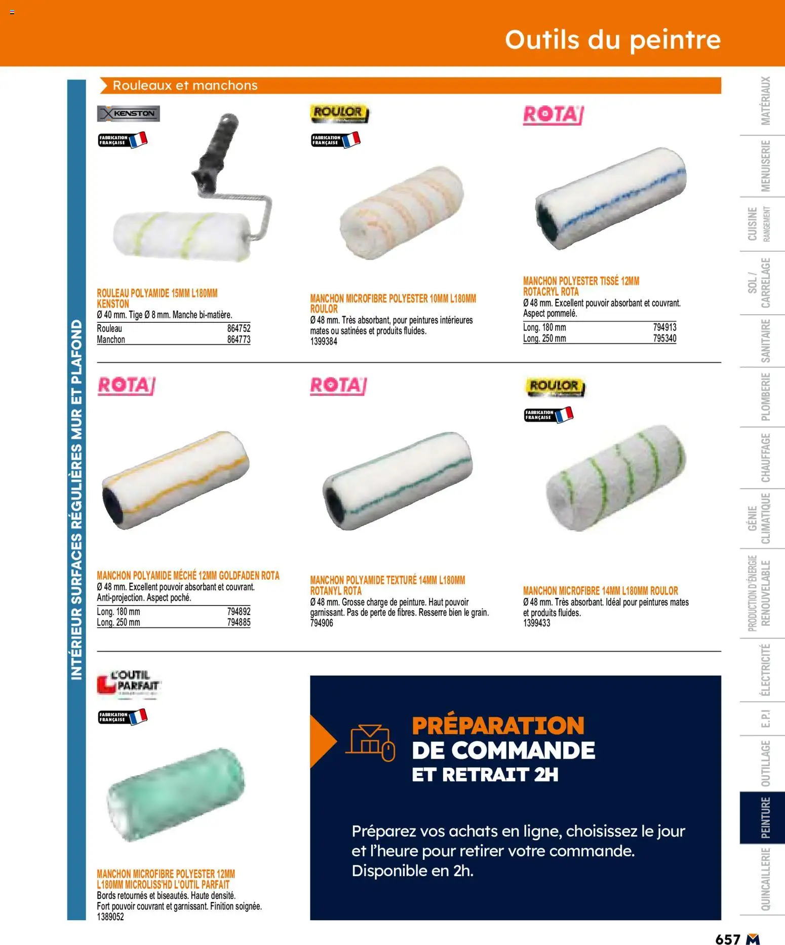 {H1} | Page: 657 | Produits: Rouleau