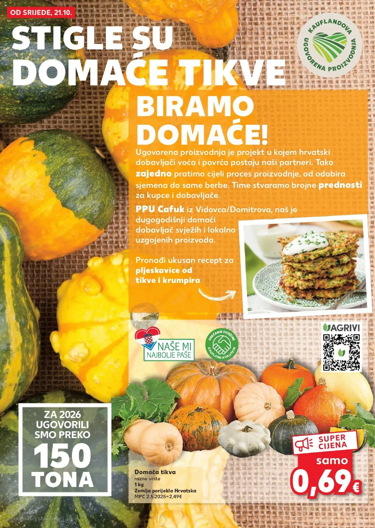 Kaufland katalog | vrijedi od 21.10.2026 | Stranica: 12 | Proizvodi: Zemlja, Pljeskavice