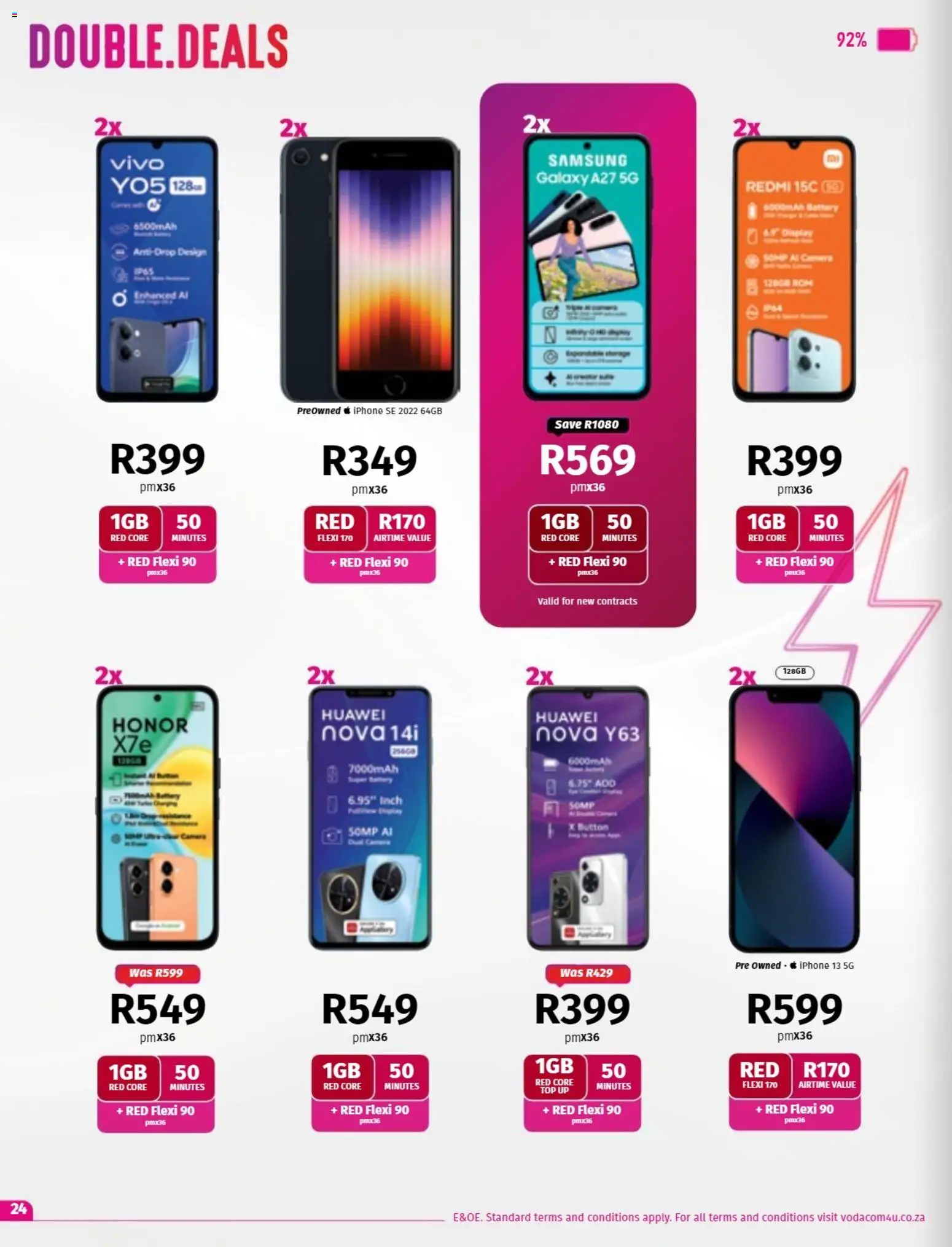 New Vodacom catalogue – valid from 07/08/2026 | Page: 24 | Products: Camera, Battery