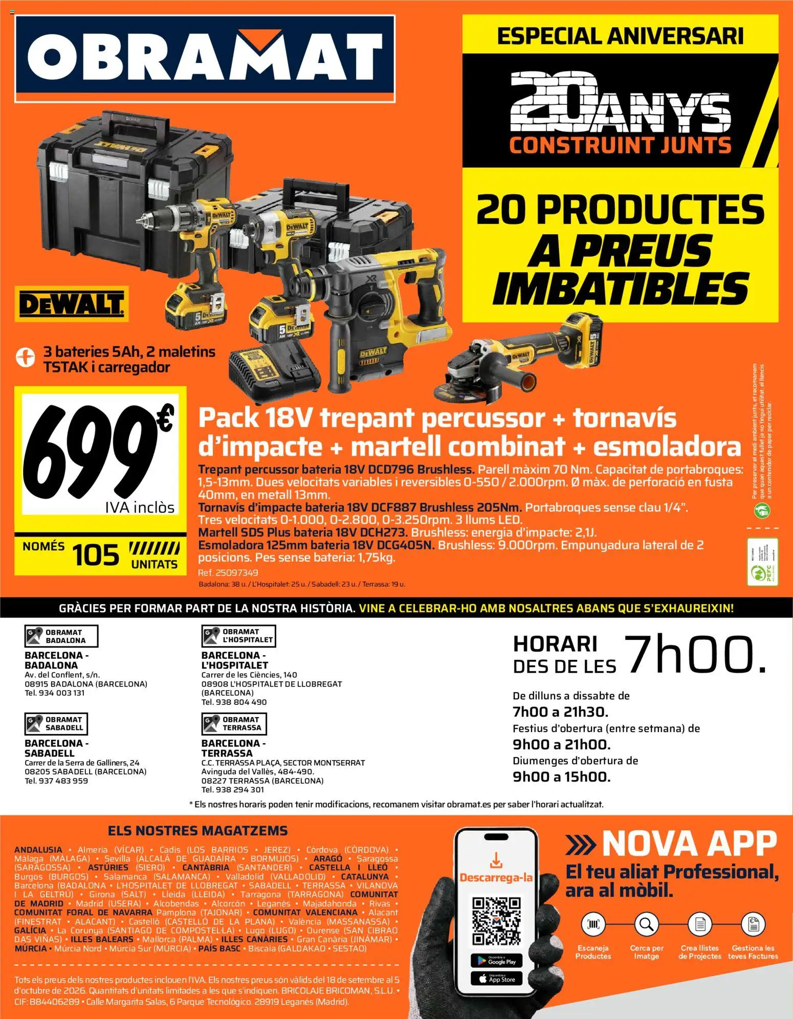 Obramat - Badalona │ válido desde el 18/09/2026 | Página: 8 | Productos: Batería