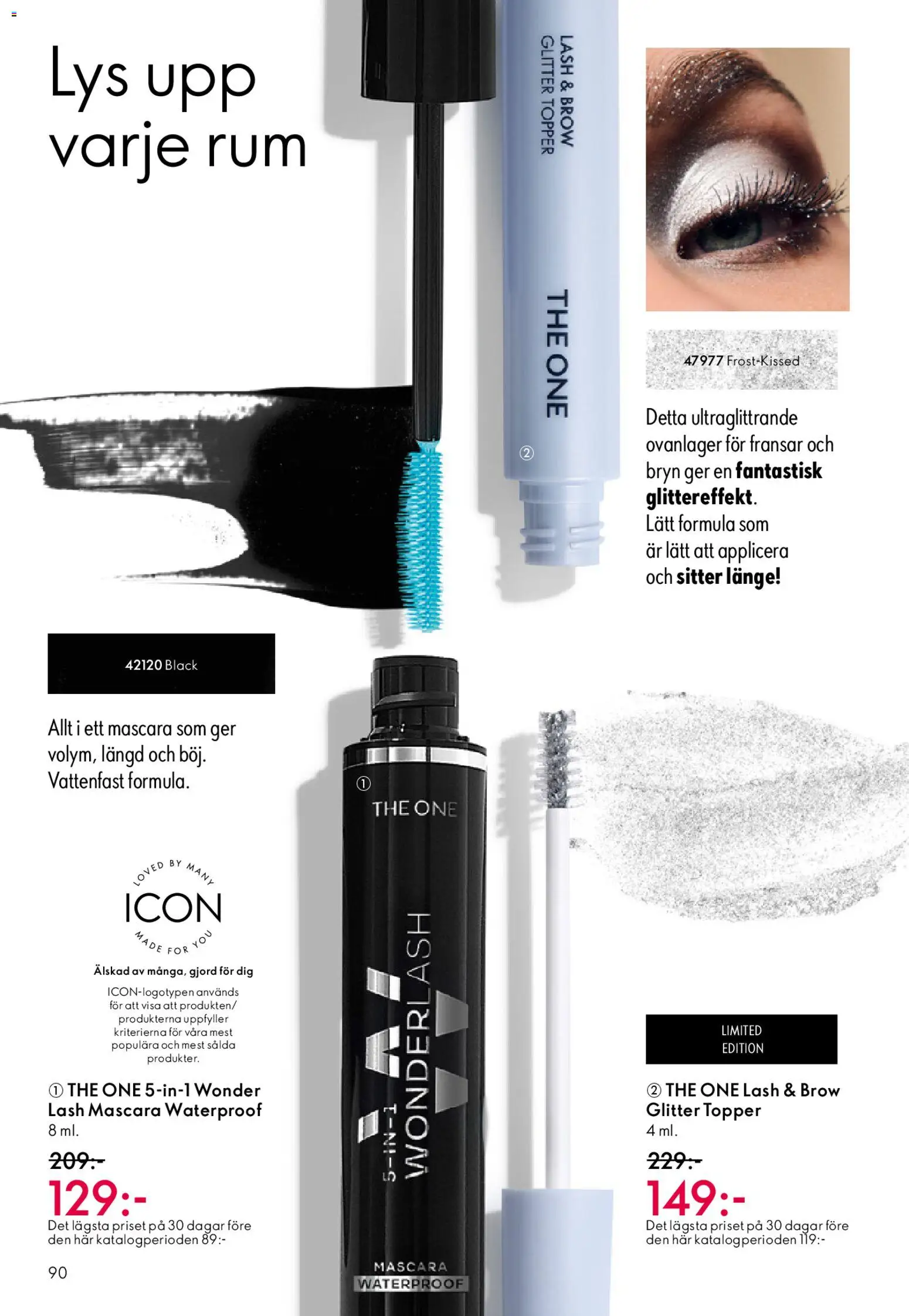 Oriflame reklamblad aktuell från 01.04.2026 | Sida: 90 | Produkter: Mascara