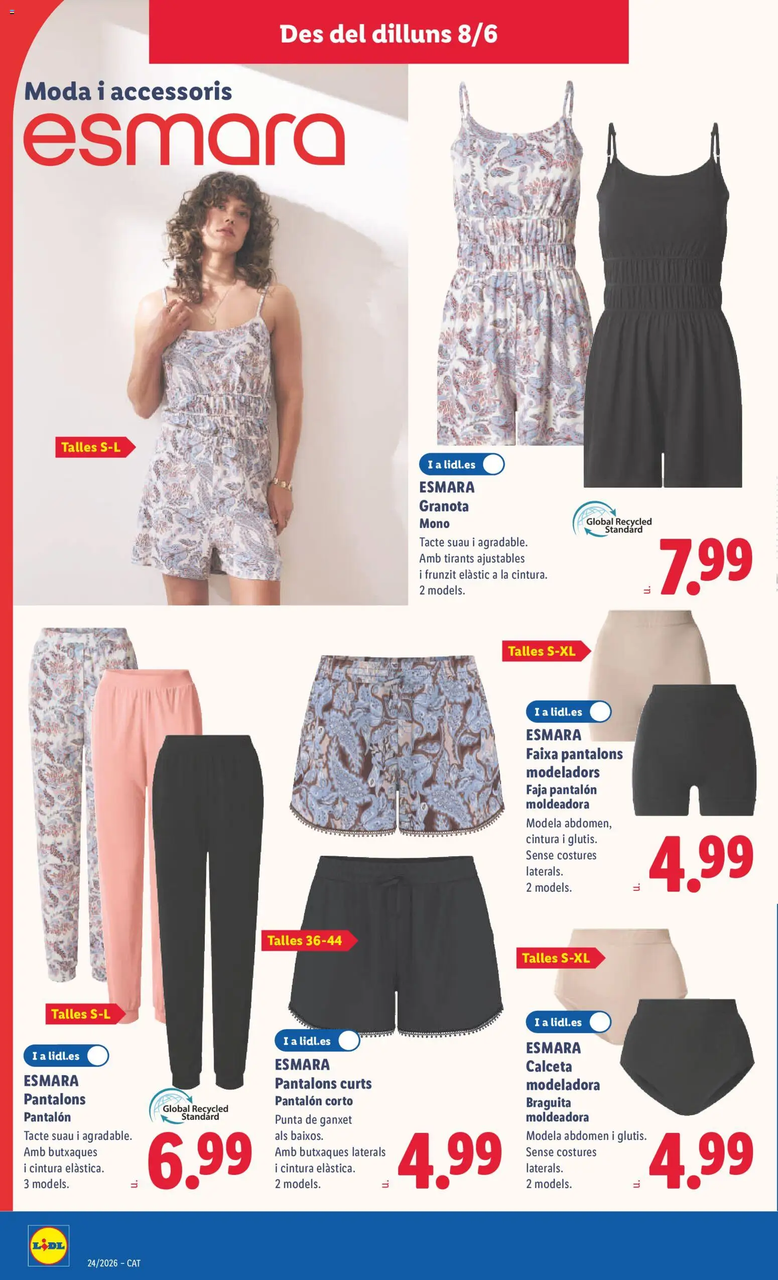 Lidl folleto de bazar │ válido desde el 08.06.2026 | Página: 4 | Productos: Pantalón corto