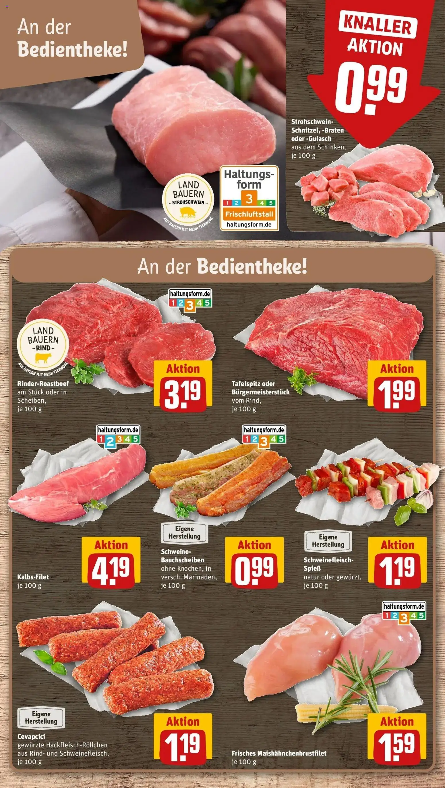 REWE Prospekt ab 24.08.2026 zum Blättern » Angebote | Seite: 8 | Produkte: Tafelspitz, Cevapcici, Gulasch, Schweinefleisch
