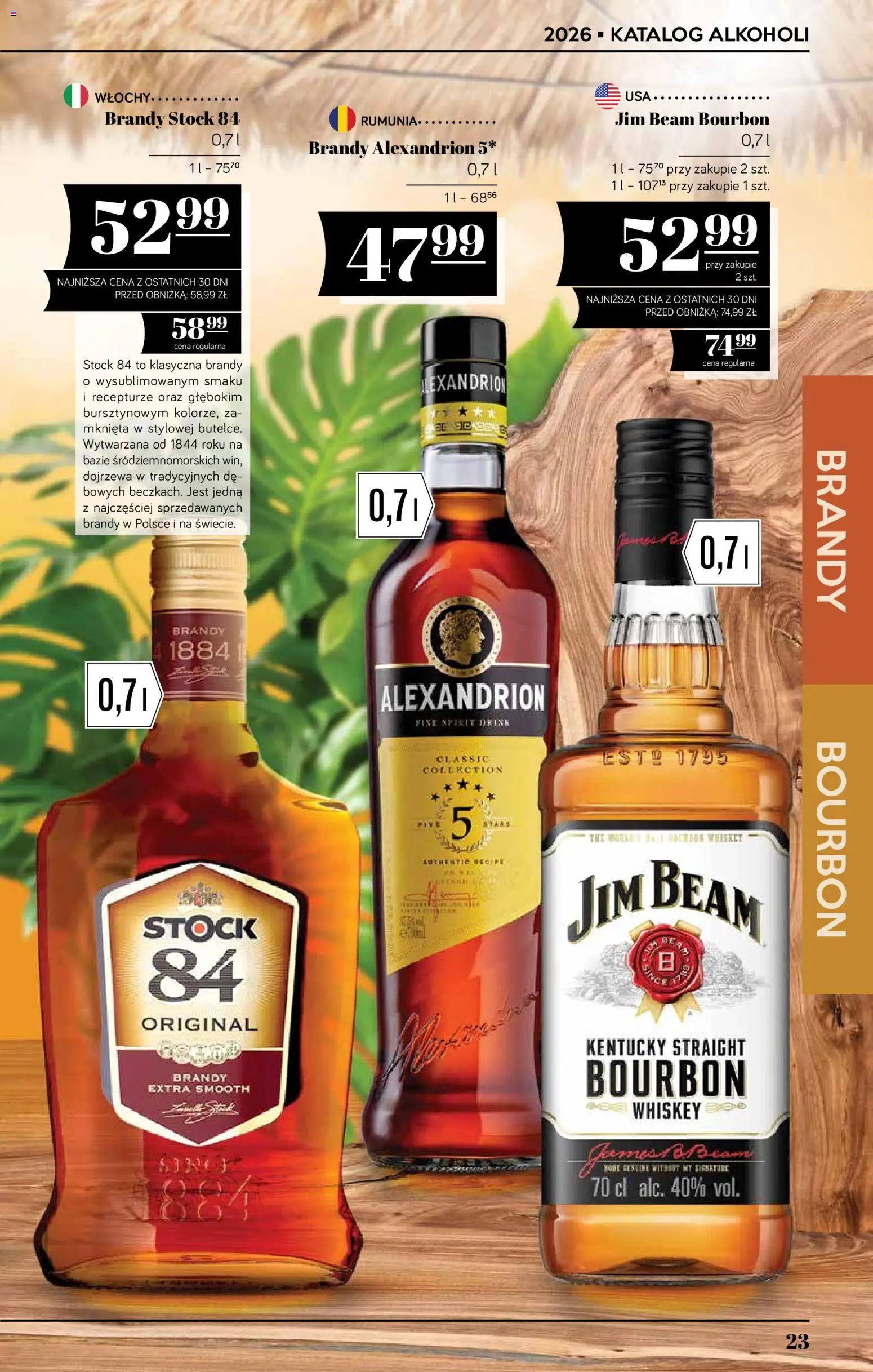 POLOmarket katalog - Alkoholi od 16.07.2026 | Strona: 23 | Produkty: Bourbon, Jim Beam