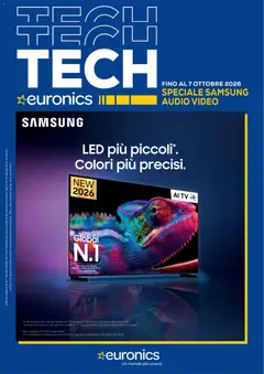 Anteprima del volantino Euronics volantino Samsung valido a partire dal 01/10/2026