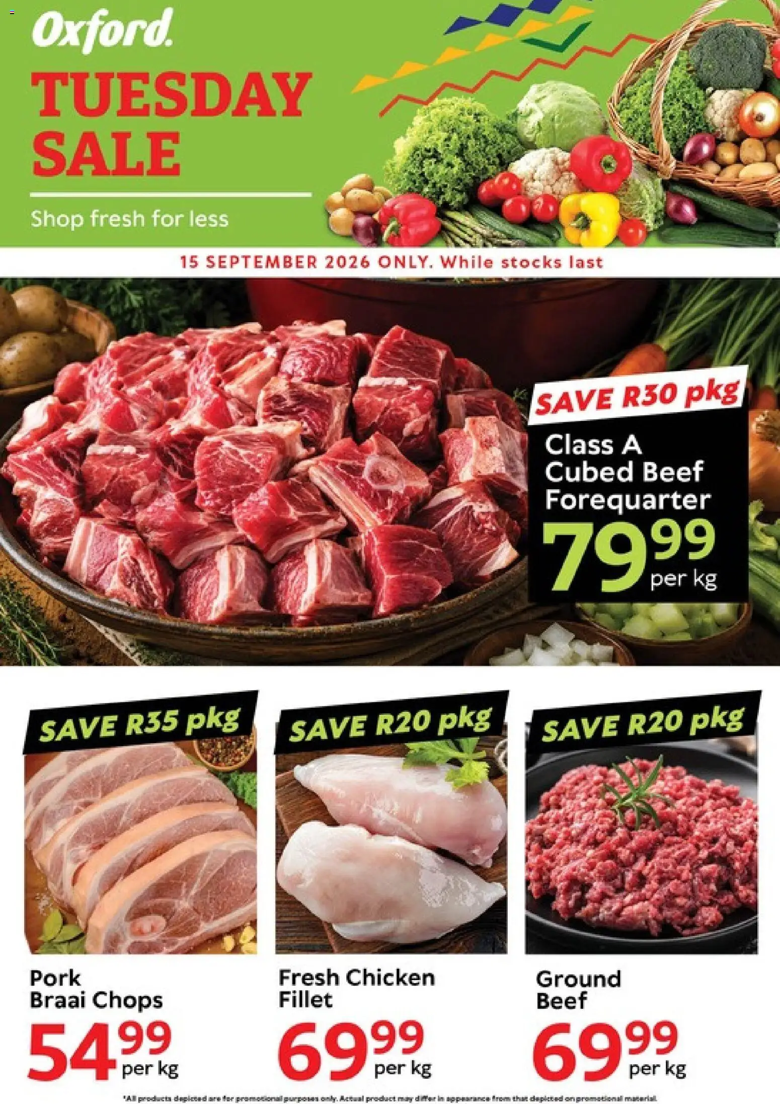 New Oxford Freshmarket catalogue – valid from 15/09/2026 | Page: 1 | Products: Chicken, Pork, Beef, Fillet