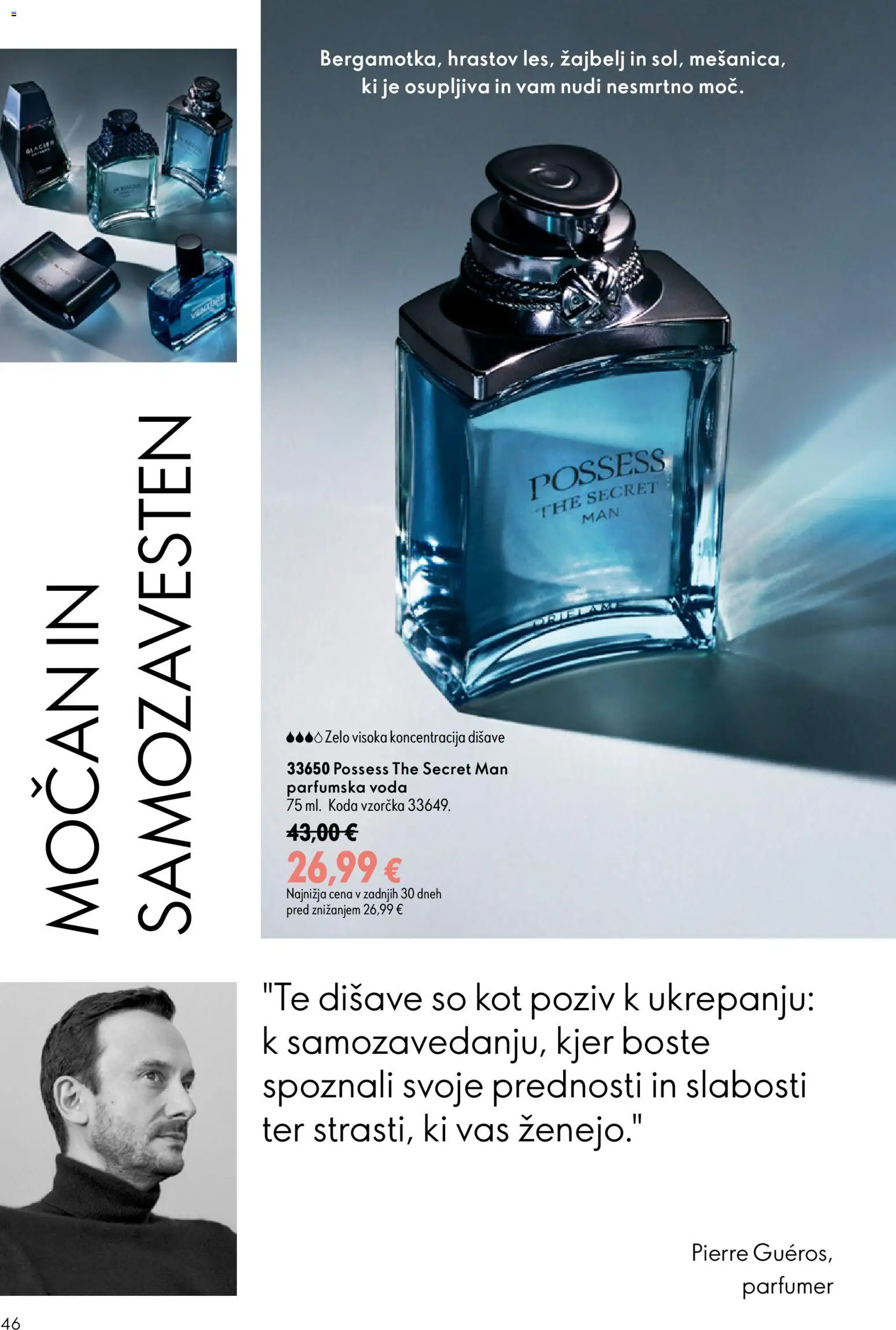 Novi Oriflame katalog ponudbe – veljaven od 26.08.2026 | Stran: 46 | Izdelki: Voda, Parfumska voda