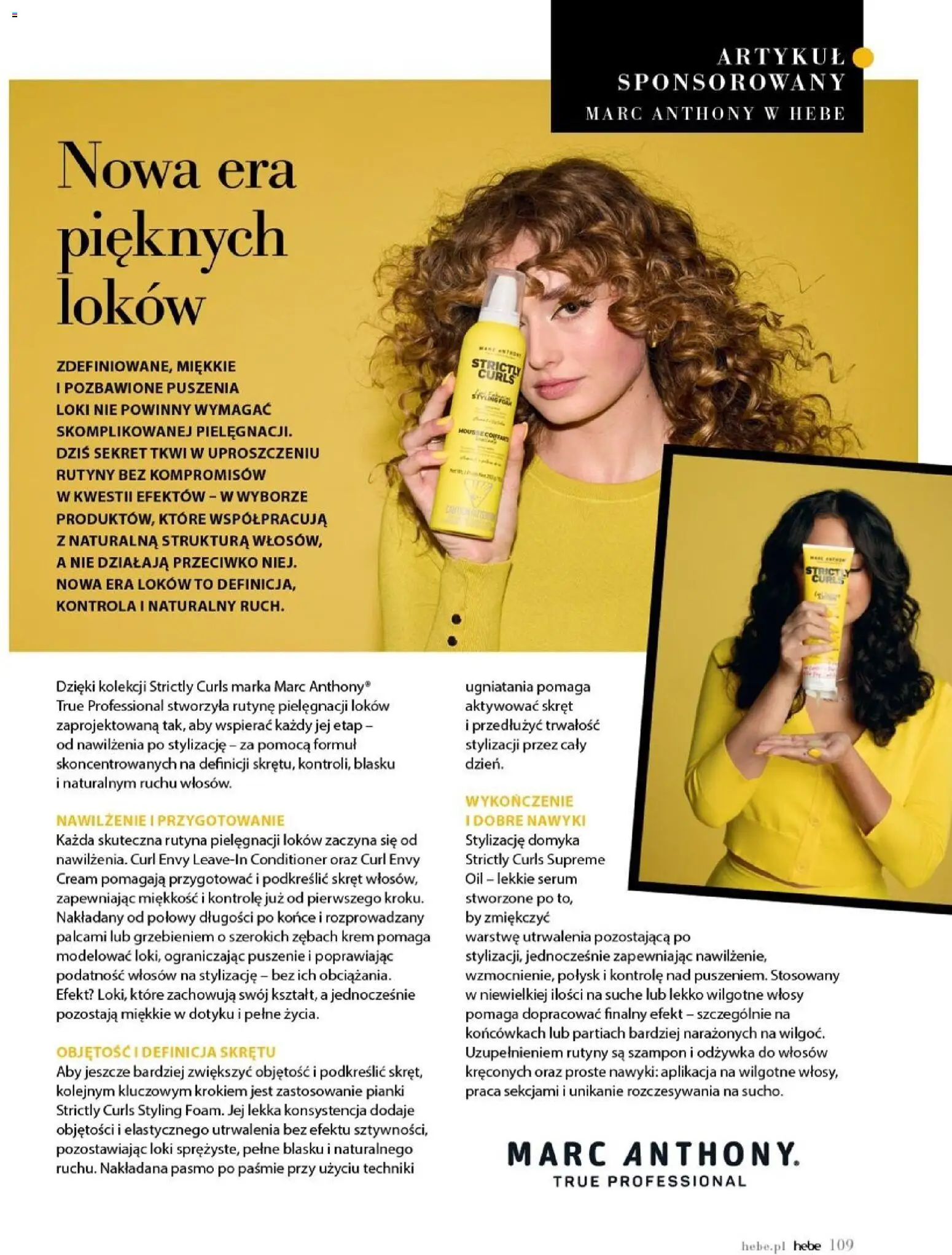 Hebe gazetka - Magazyn od 01.07.2026 | Strona: 109 | Produkty: Pianki, Szampon, Odżywka do włosów, Krem