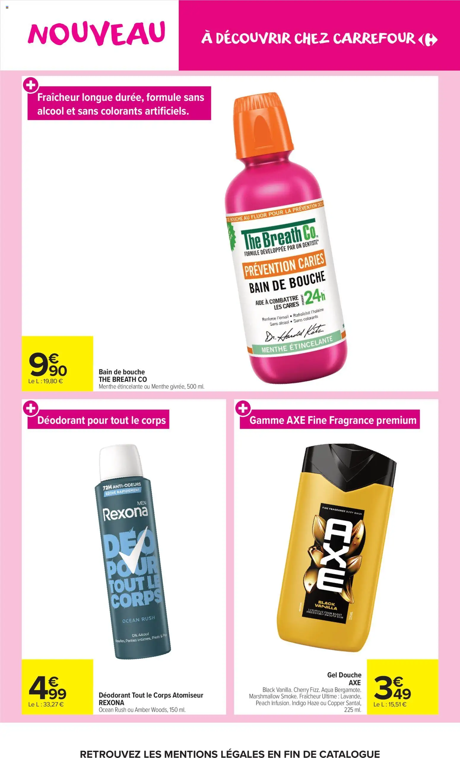 {H1} | Page: 18 | Produits: Alcool, Gel douche, Douche, Thé